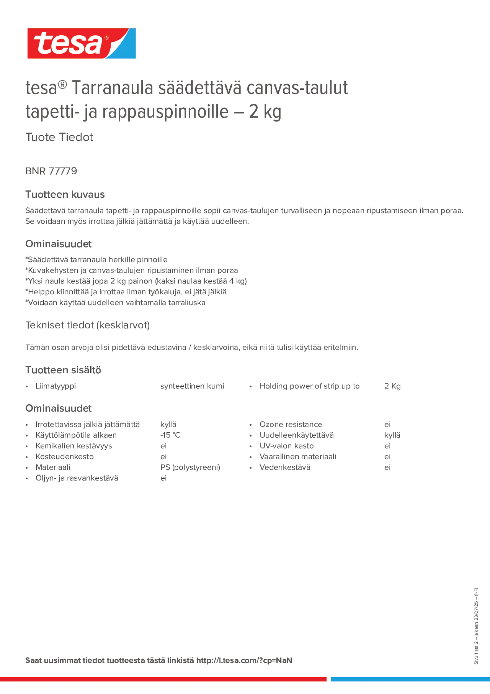 Product information_tesa® 77779_fi-FI