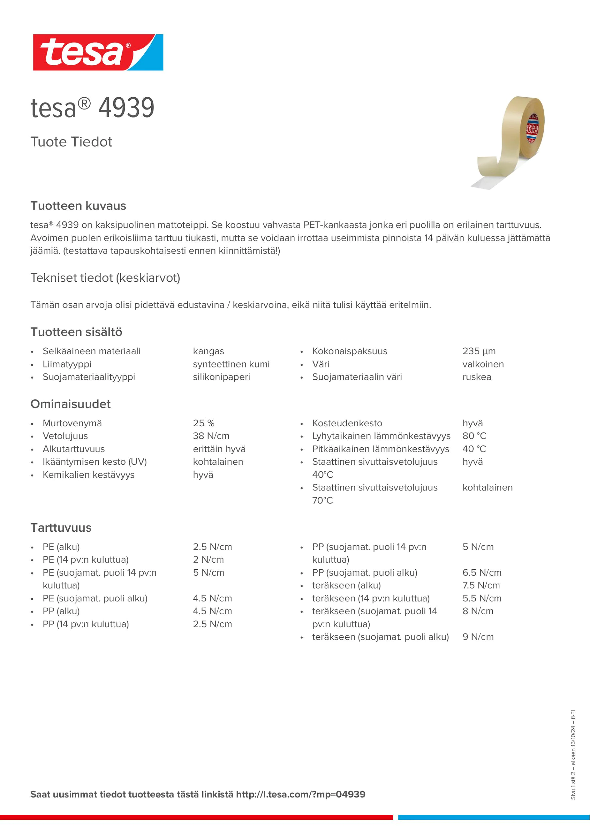 Product information_tesa® 4939_fi-FI