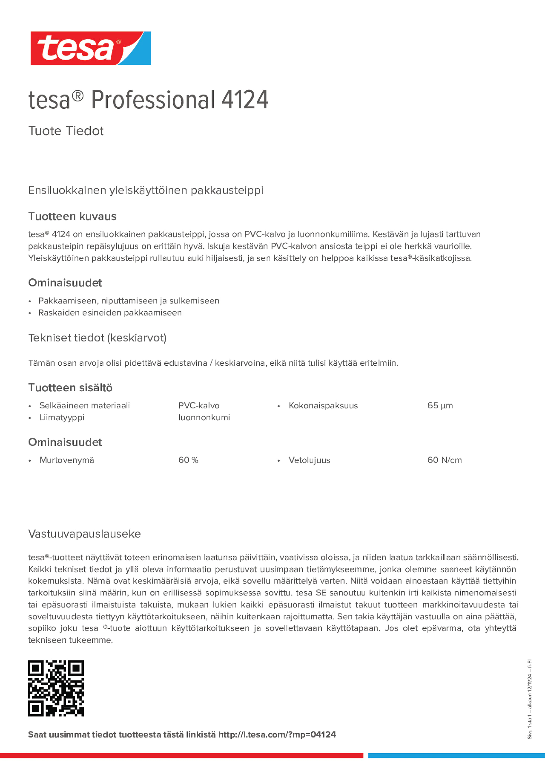 Product information_tesa® Professional 04124_fi-FI