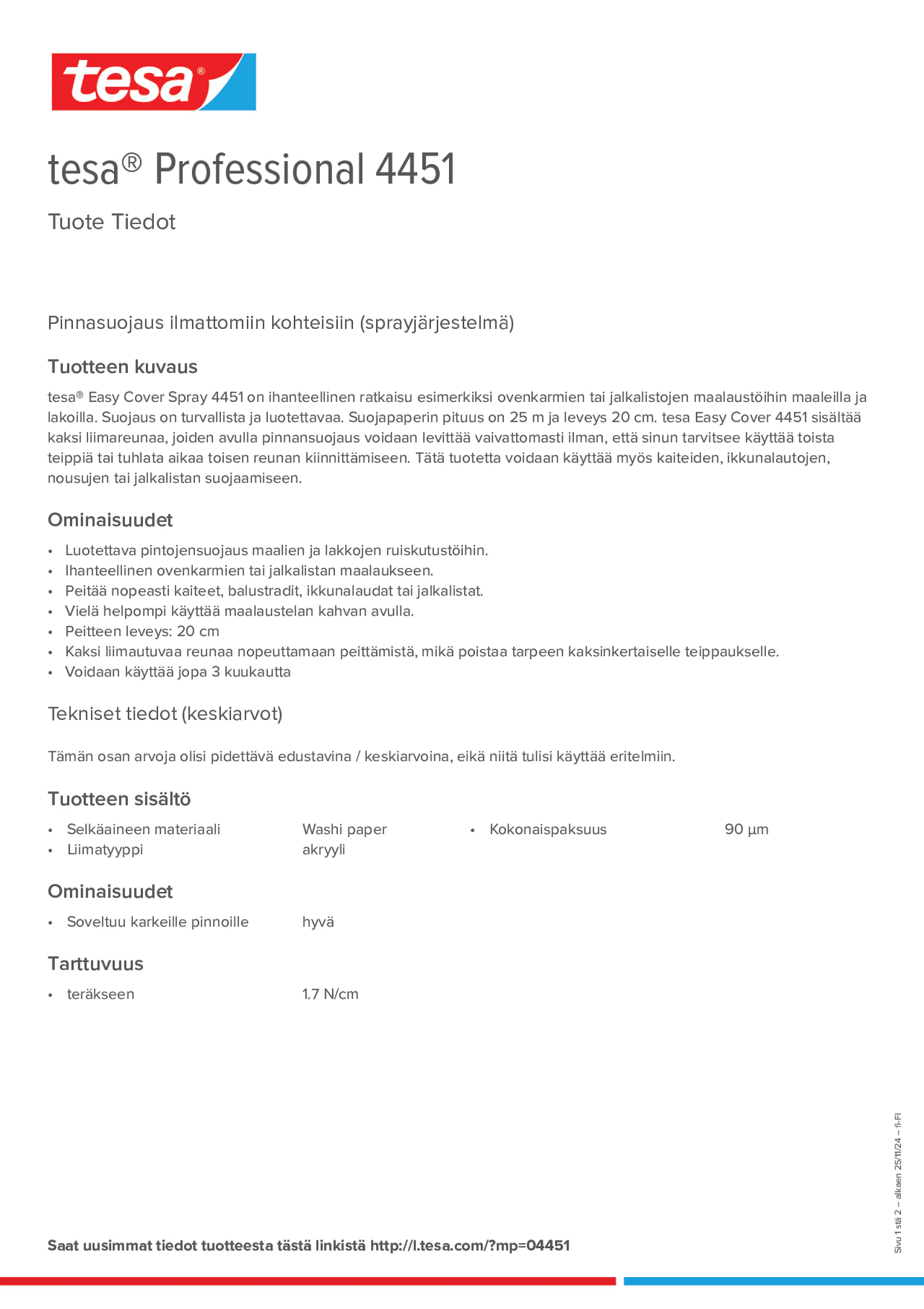 Product information_tesa® Professional 04451_fi-FI