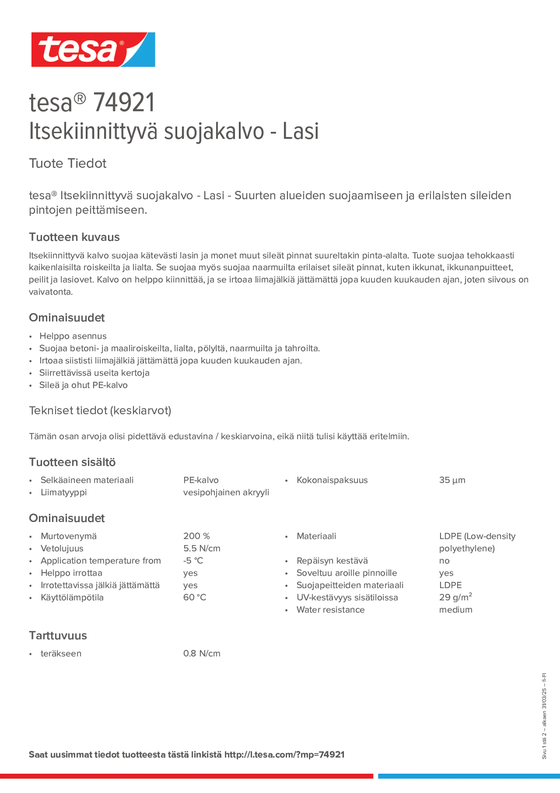 Product information_tesa® 74921_fi-FI
