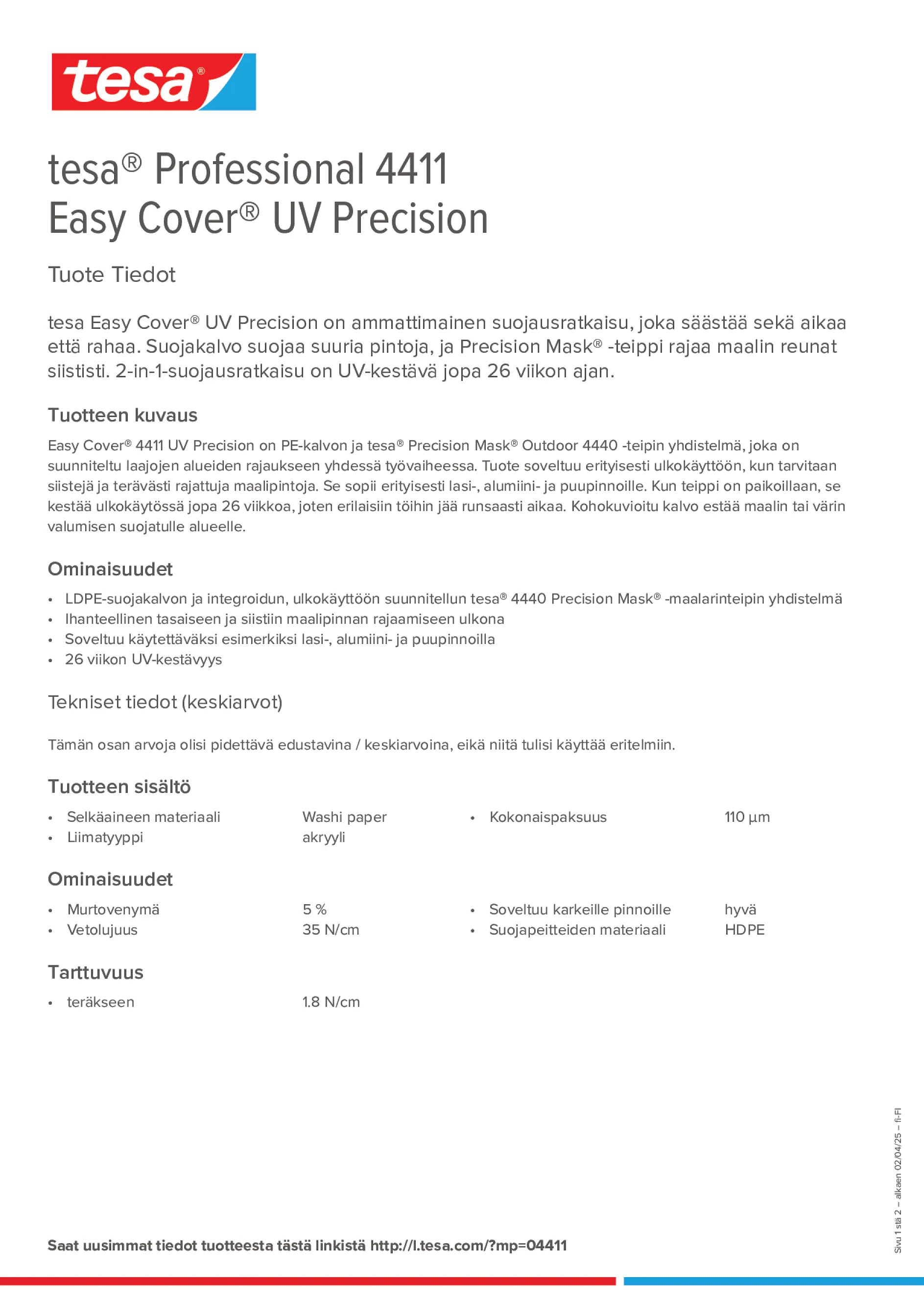 Product information_tesa® Professional 04411_fi-FI