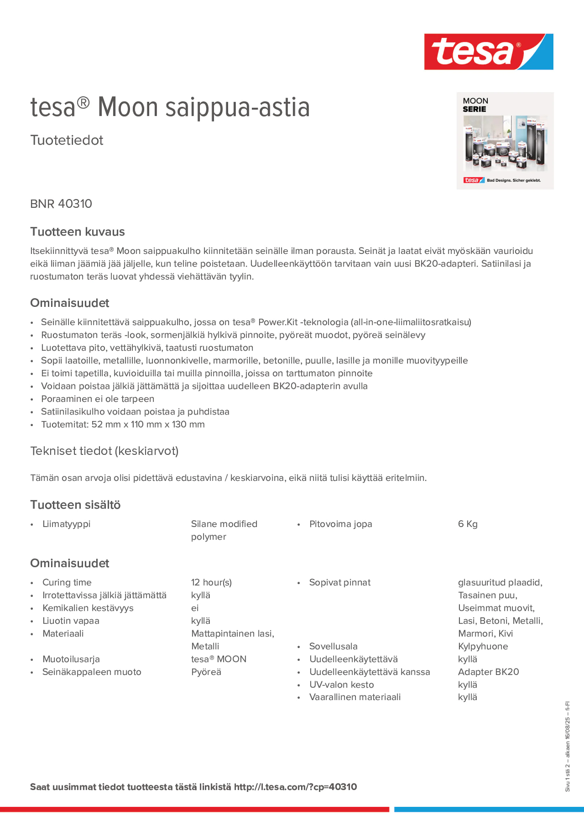 Product information_tesa® 40310_fi-FI