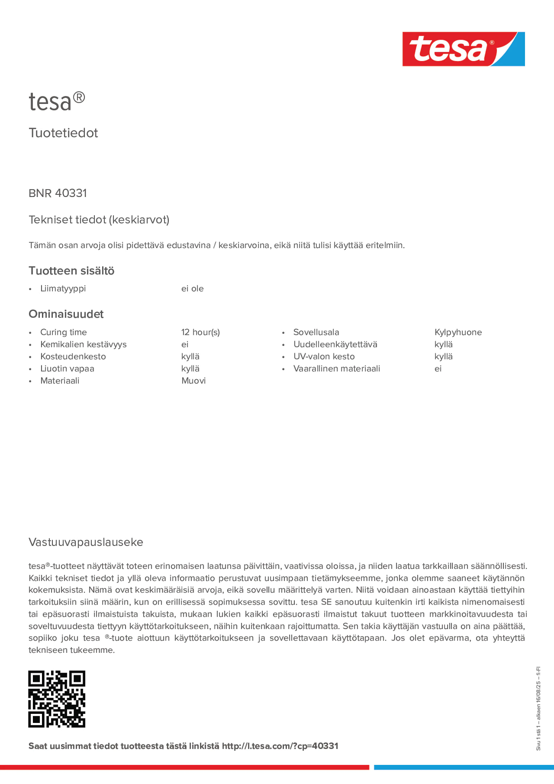 Product information_tesa® 40331_fi-FI
