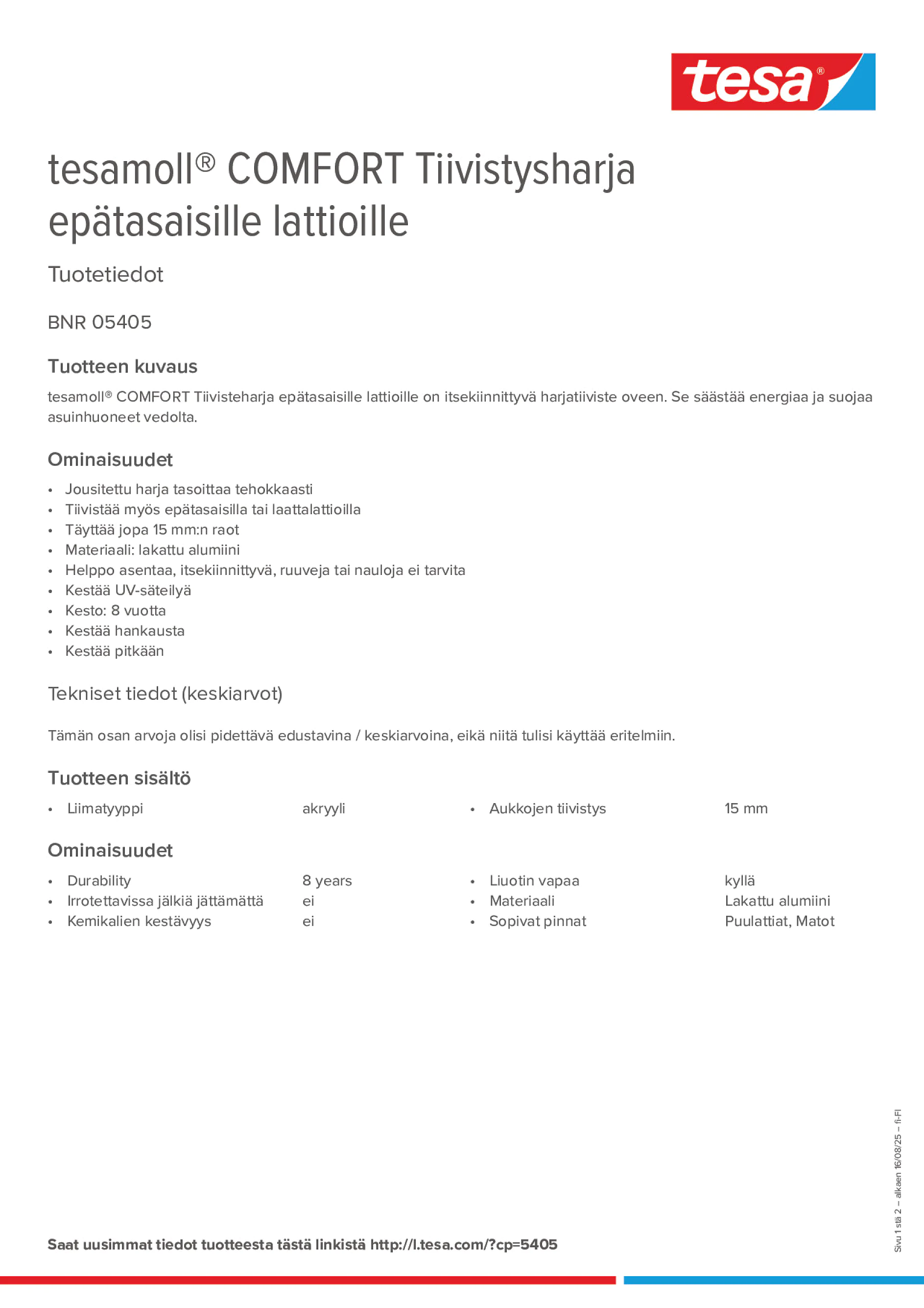 Product information_tesamoll® 05405_fi-FI