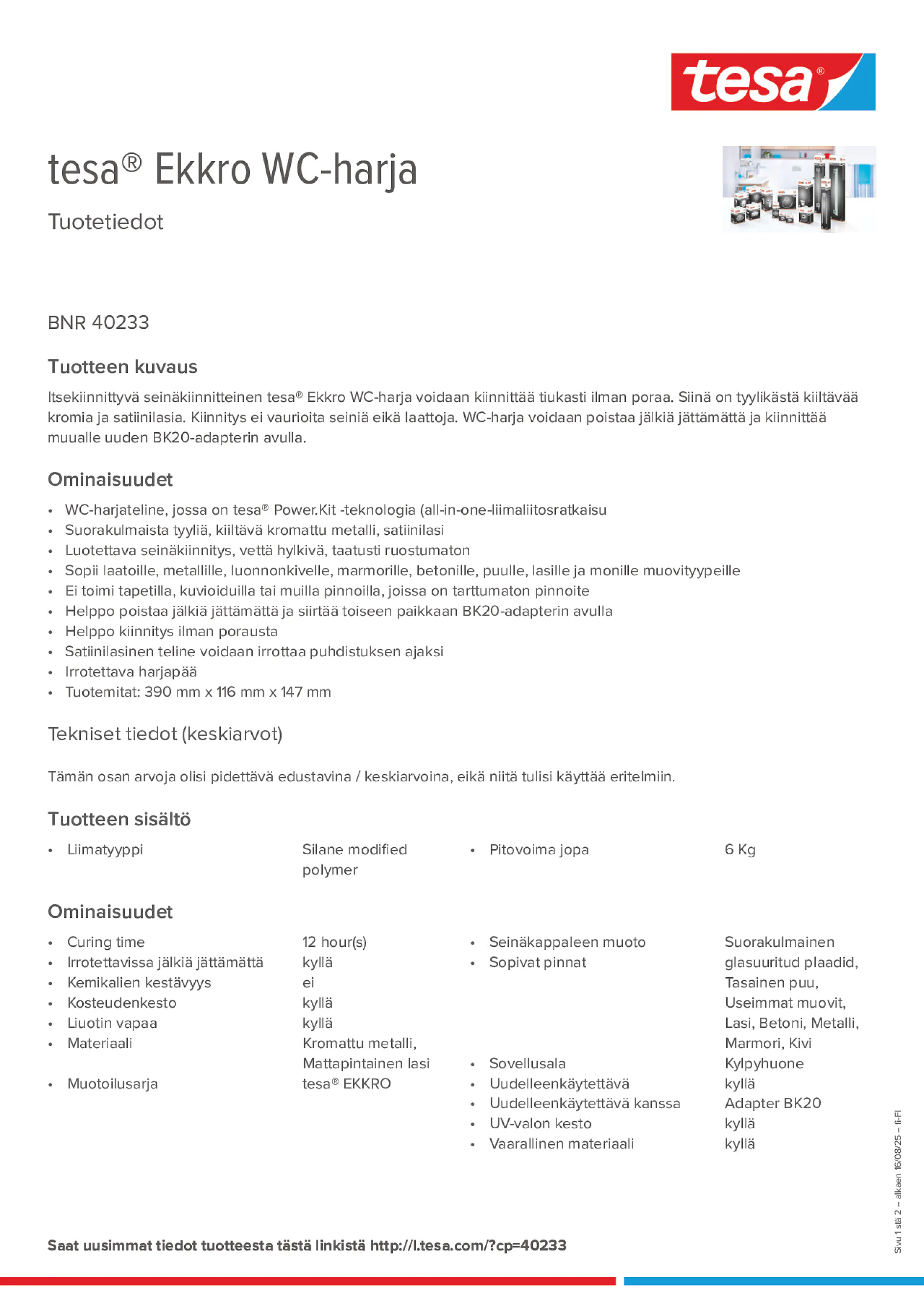 Product information_tesa® 40233_fi-FI