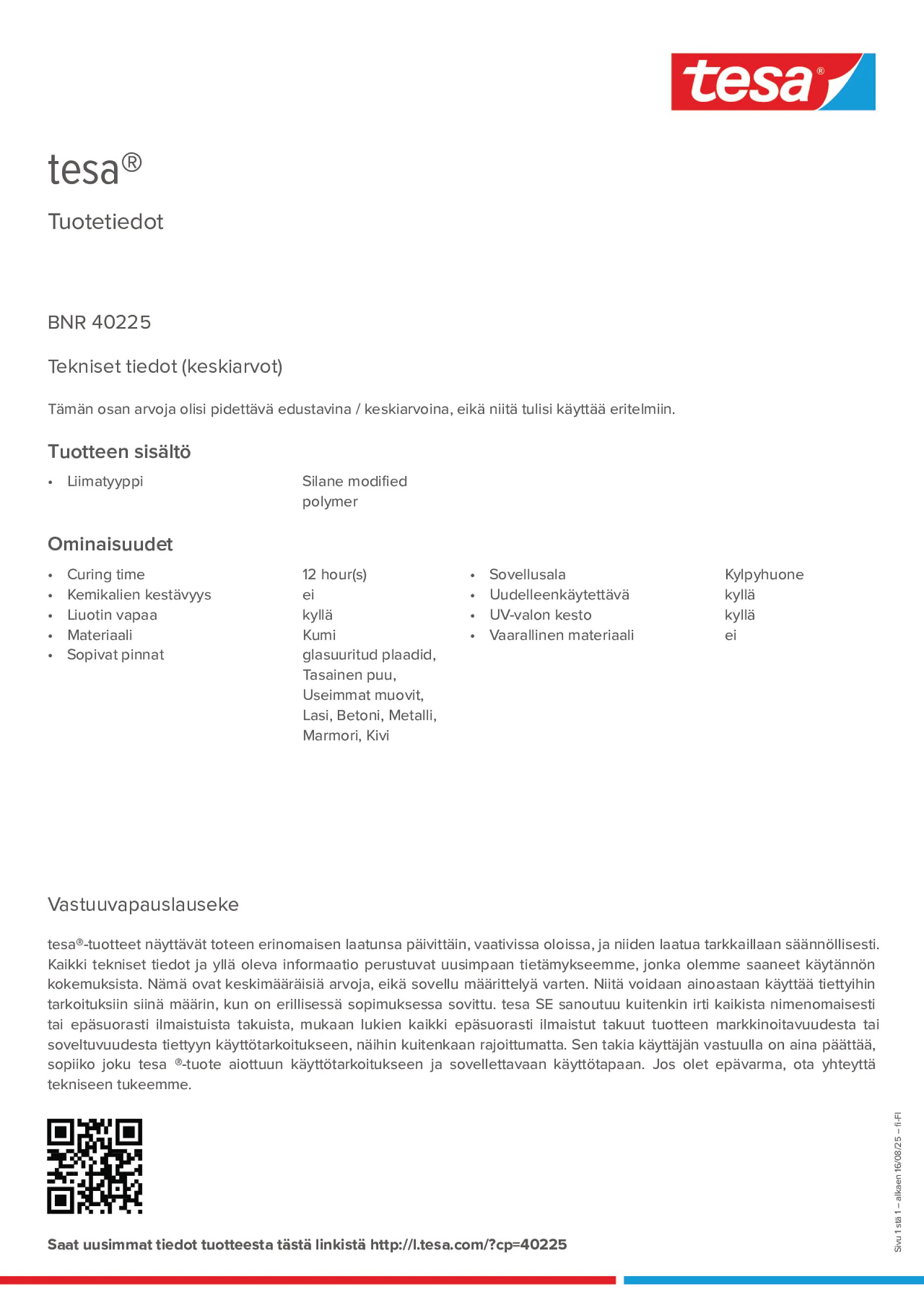 Product information_tesa® 40225_fi-FI
