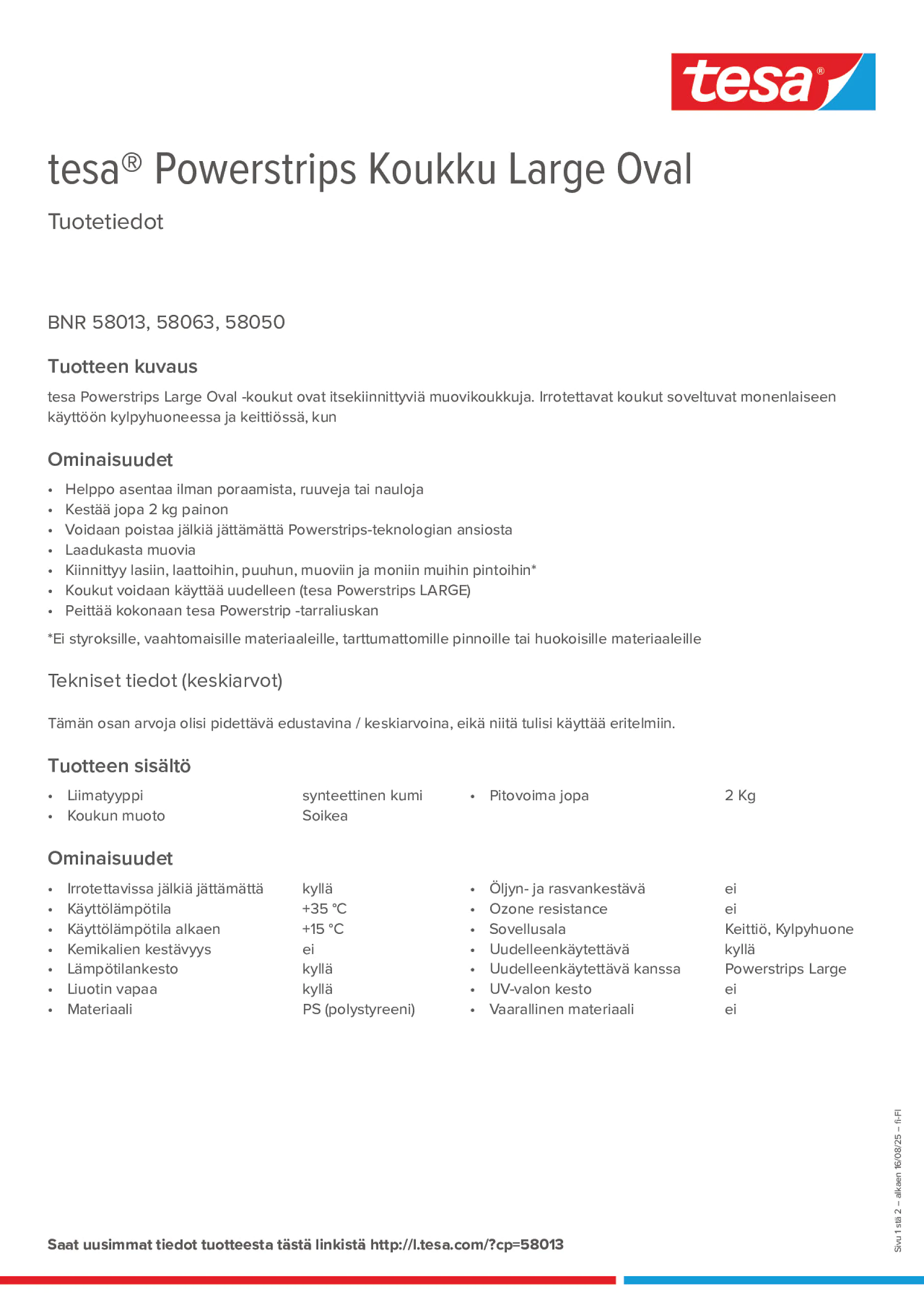 Product information_tesa® Powerstrips 58050_fi-FI
