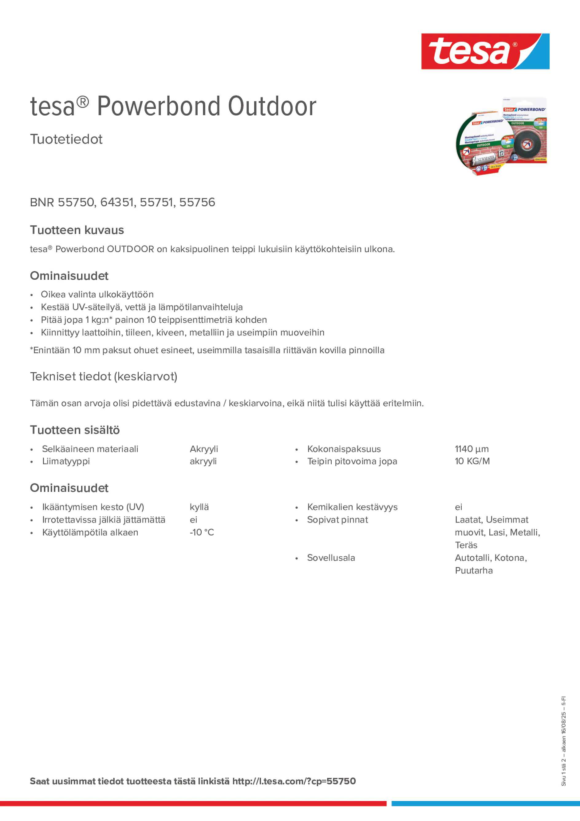 Product information_tesa® Powerbond 55751_fi-FI