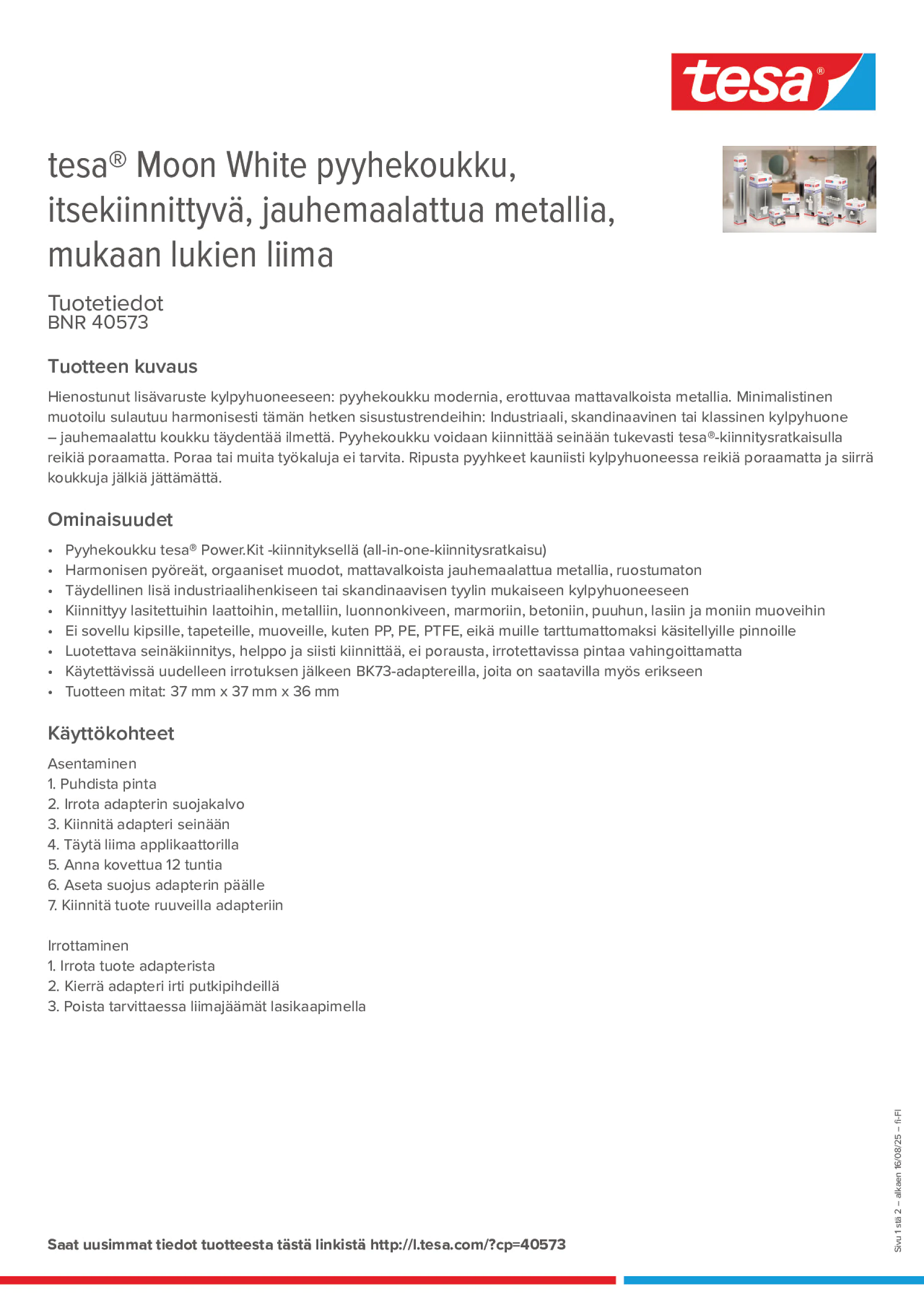 Product information_tesa® 40573_fi-FI