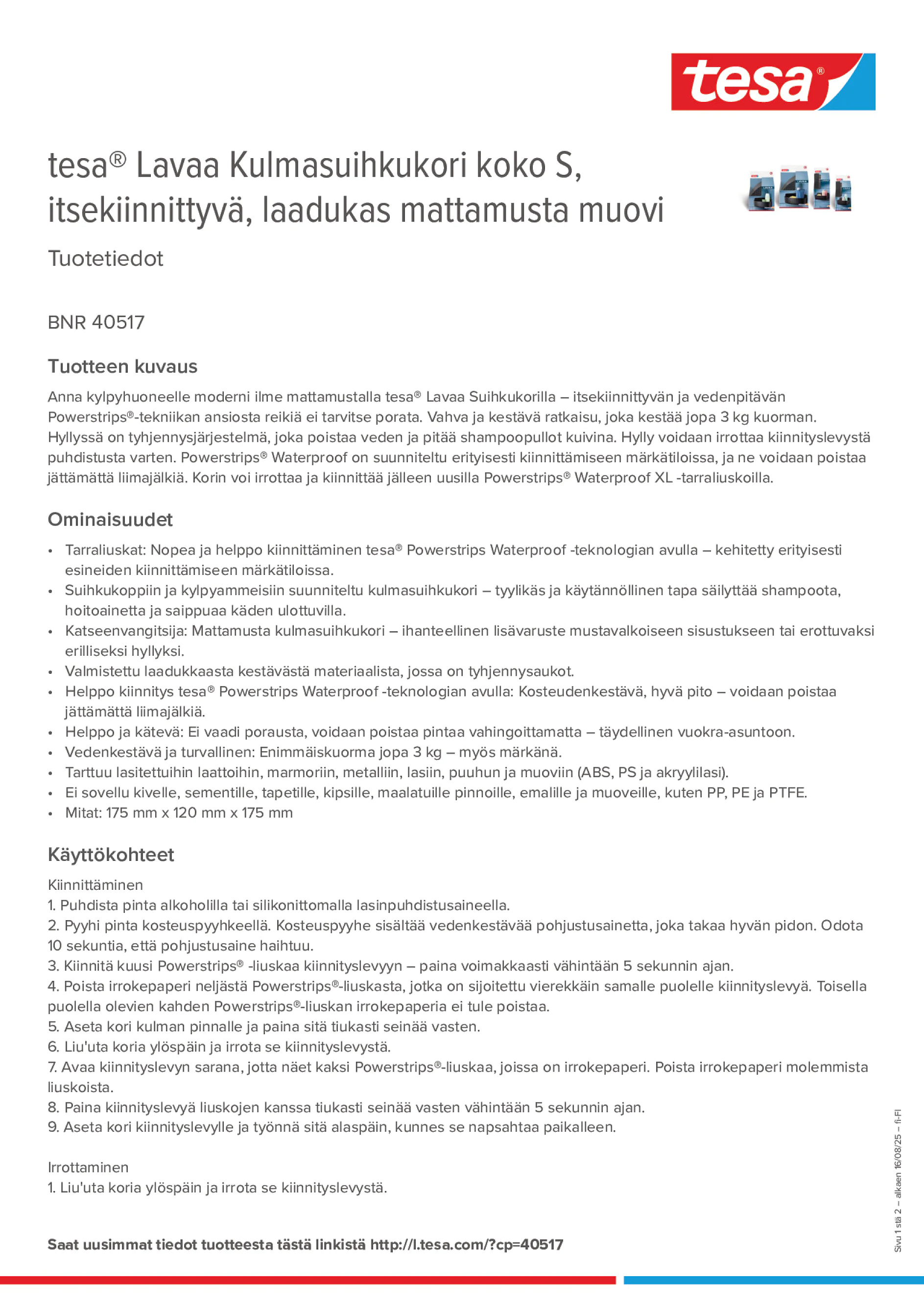 Product information_tesa® 40517_fi-FI