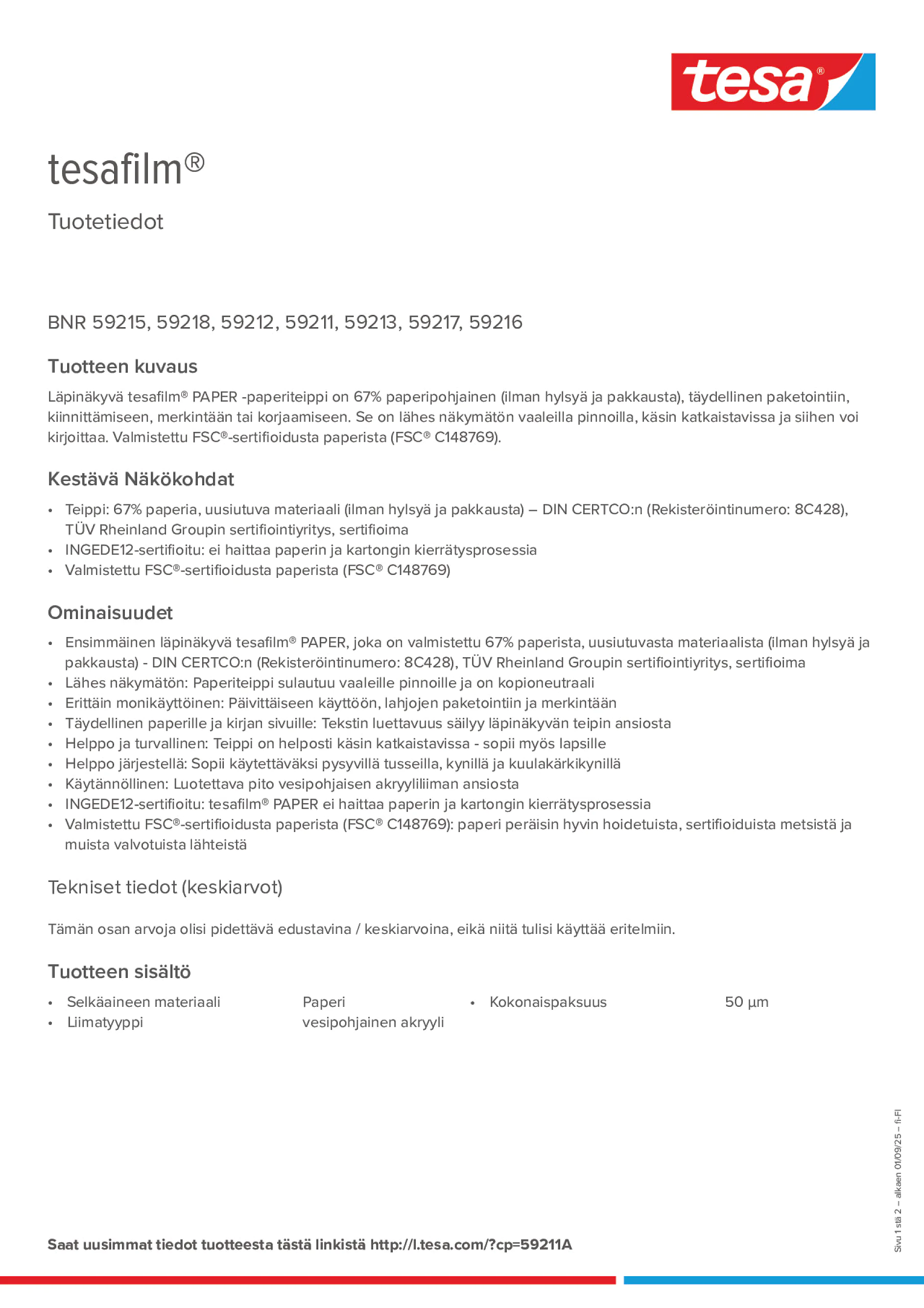 Product information_tesafilm® 59215_fi-FI