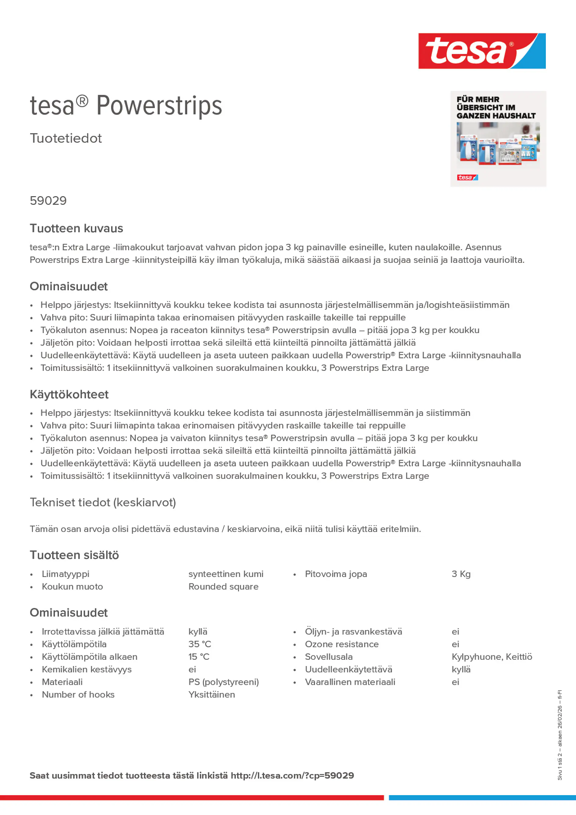 Product information_tesa® Powerstrips 59029_fi-FI