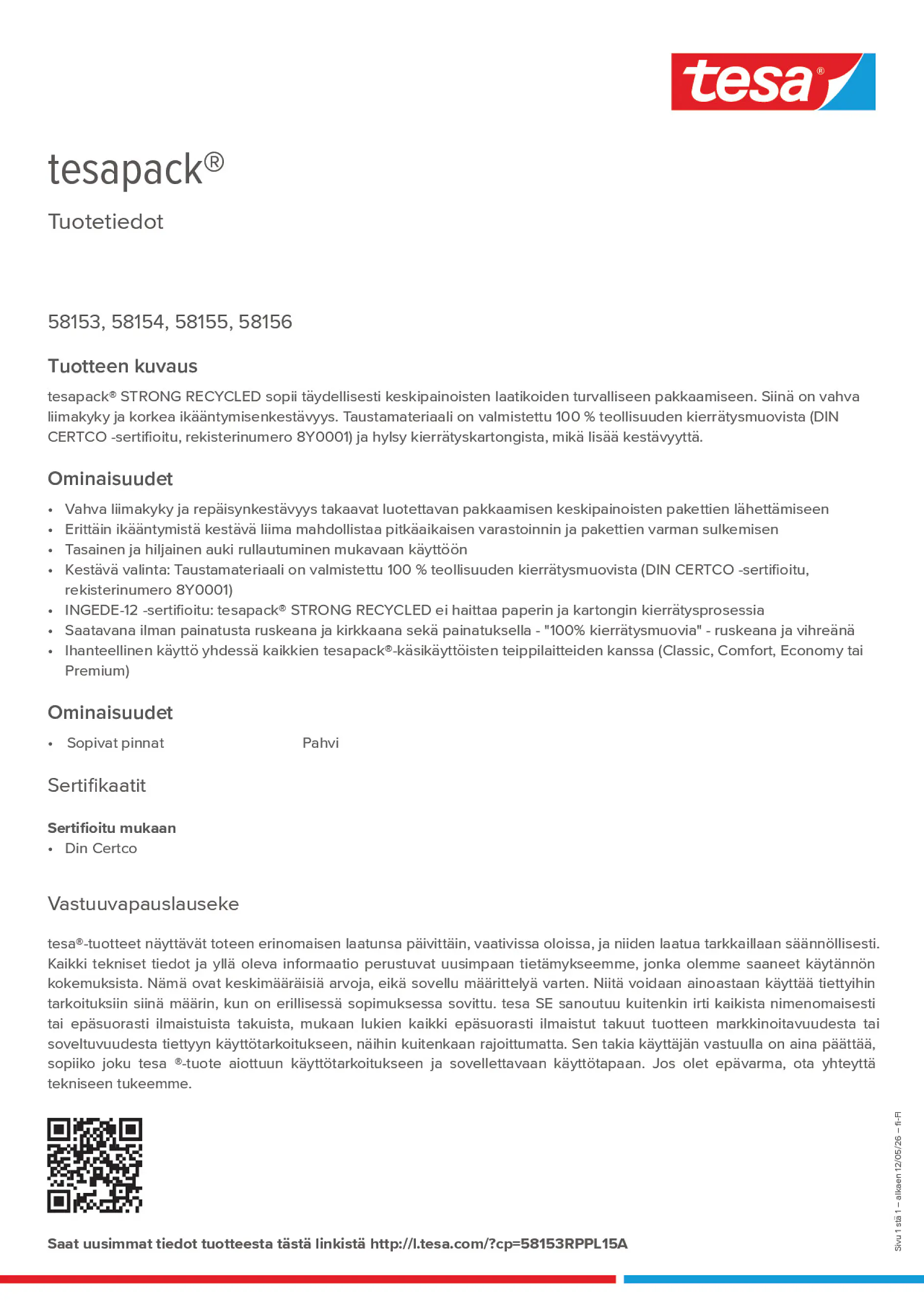 Product information_tesapack® 58153RPPL15A_fi-FI