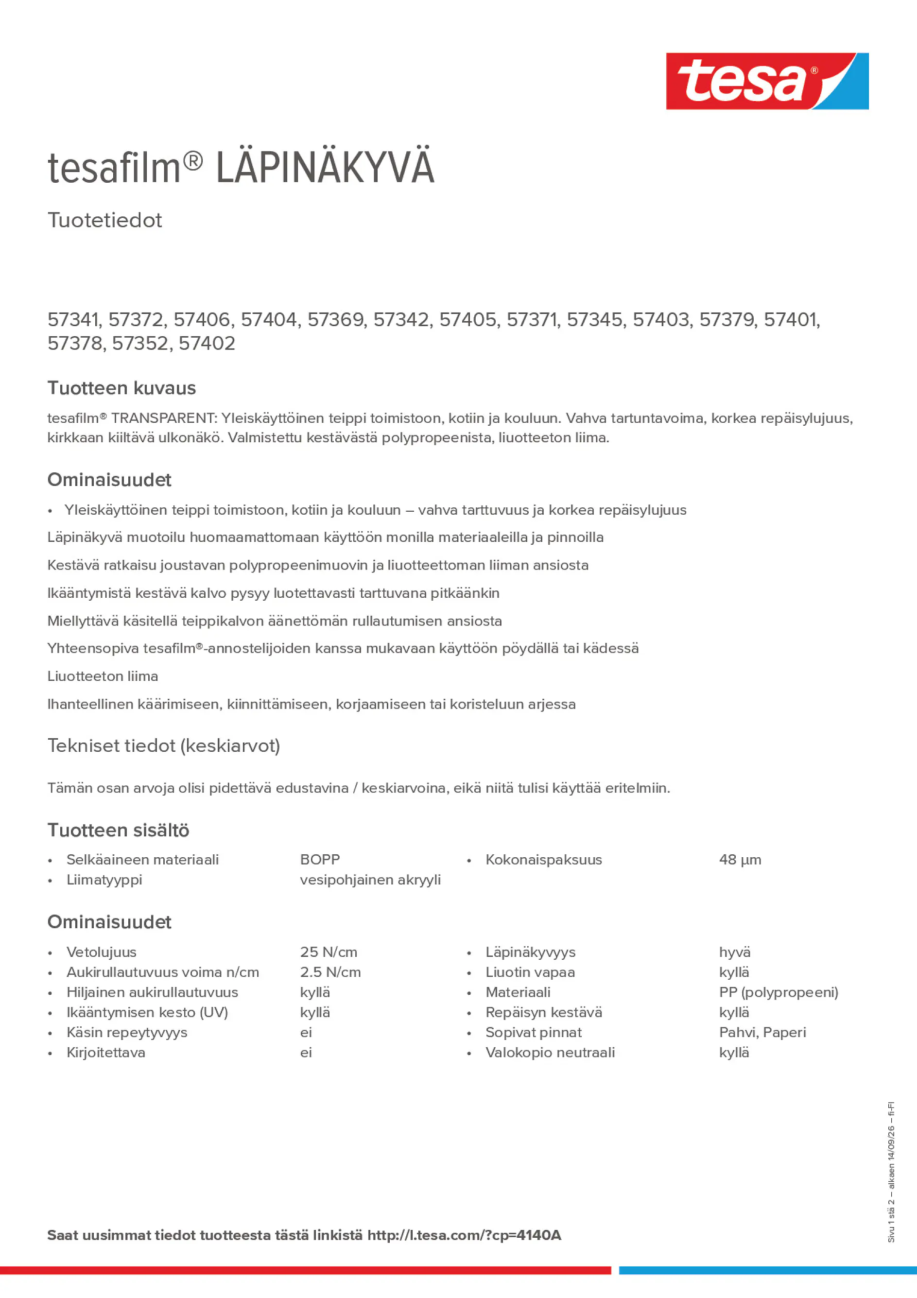 Product information_tesafilm® 4140A_fi-FI