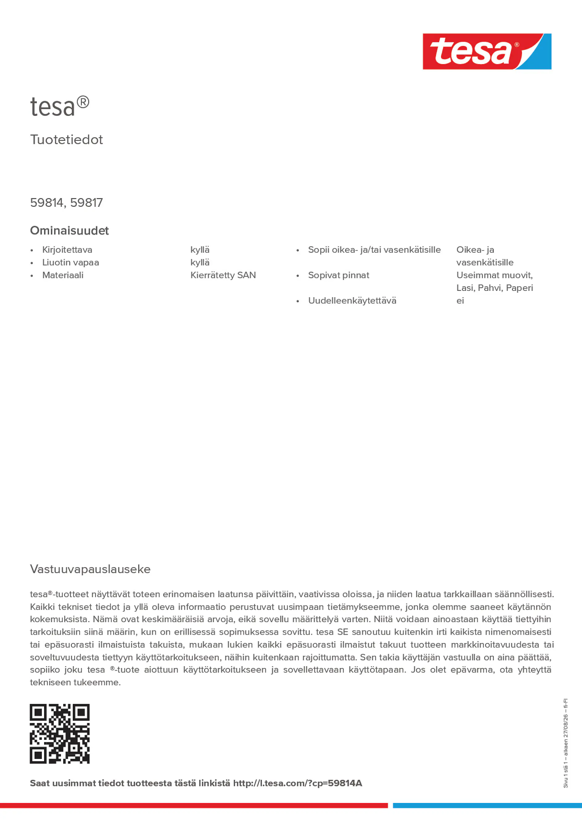 Product information_tesa® 59814A_fi-FI