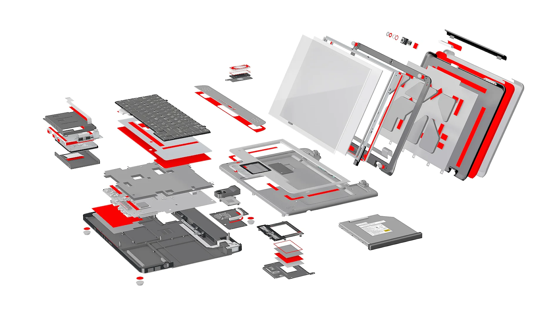 Nos solutions de fixation pour les ordinateurs portables