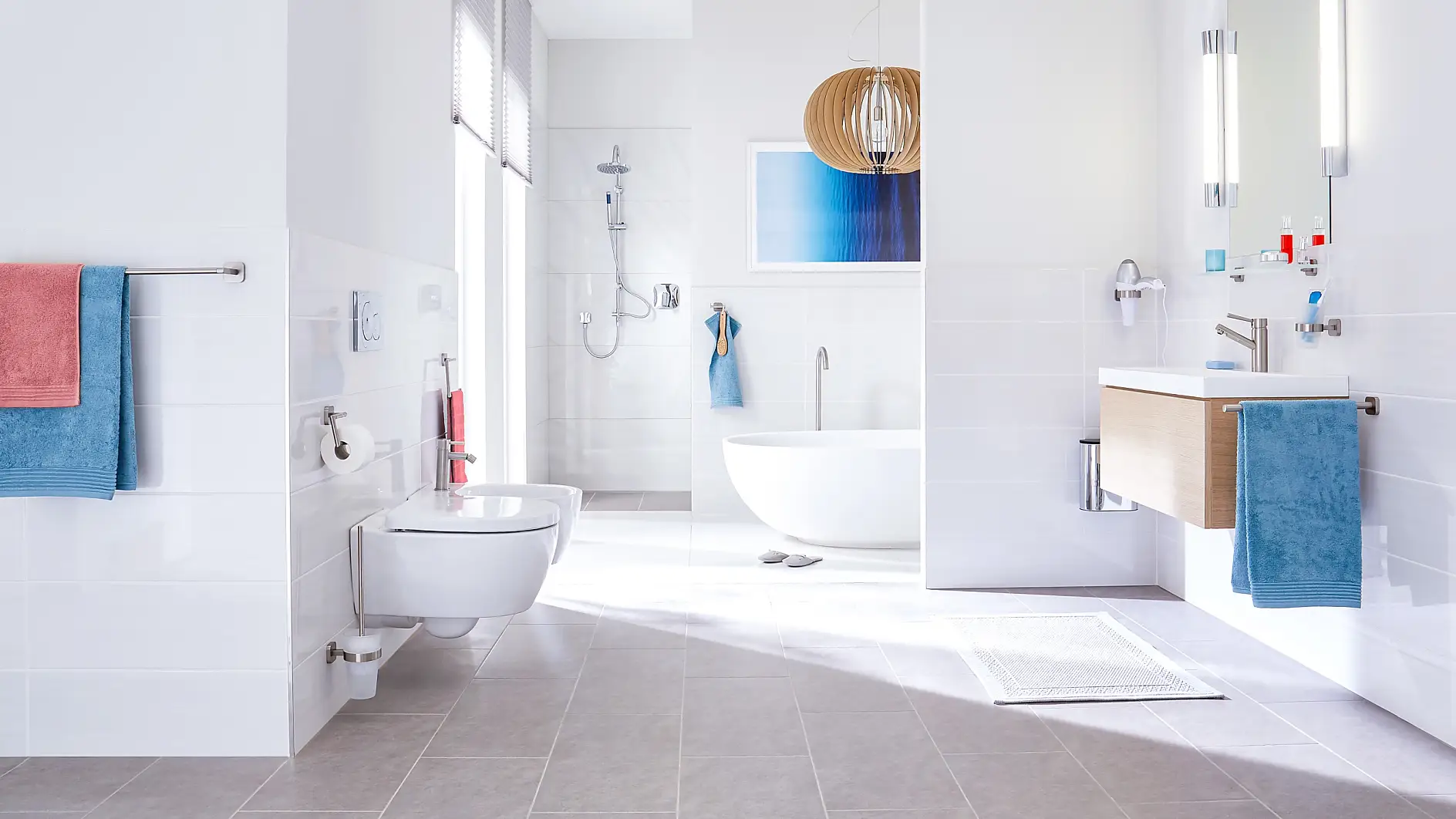Un design esthétique et des formes fonctionnelles pour votre salle de bains.