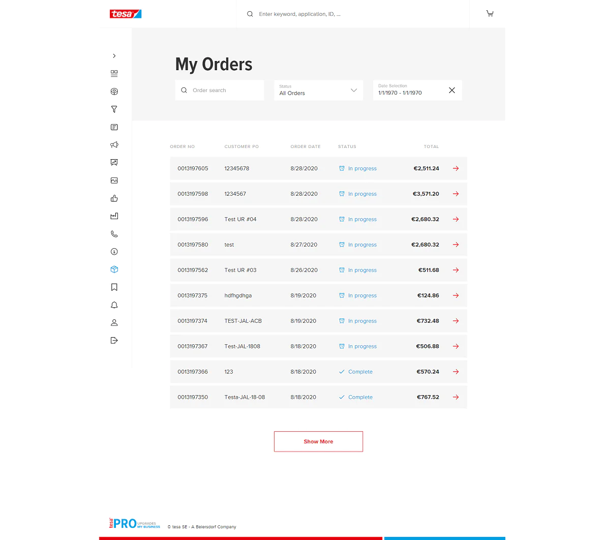 My Orders
