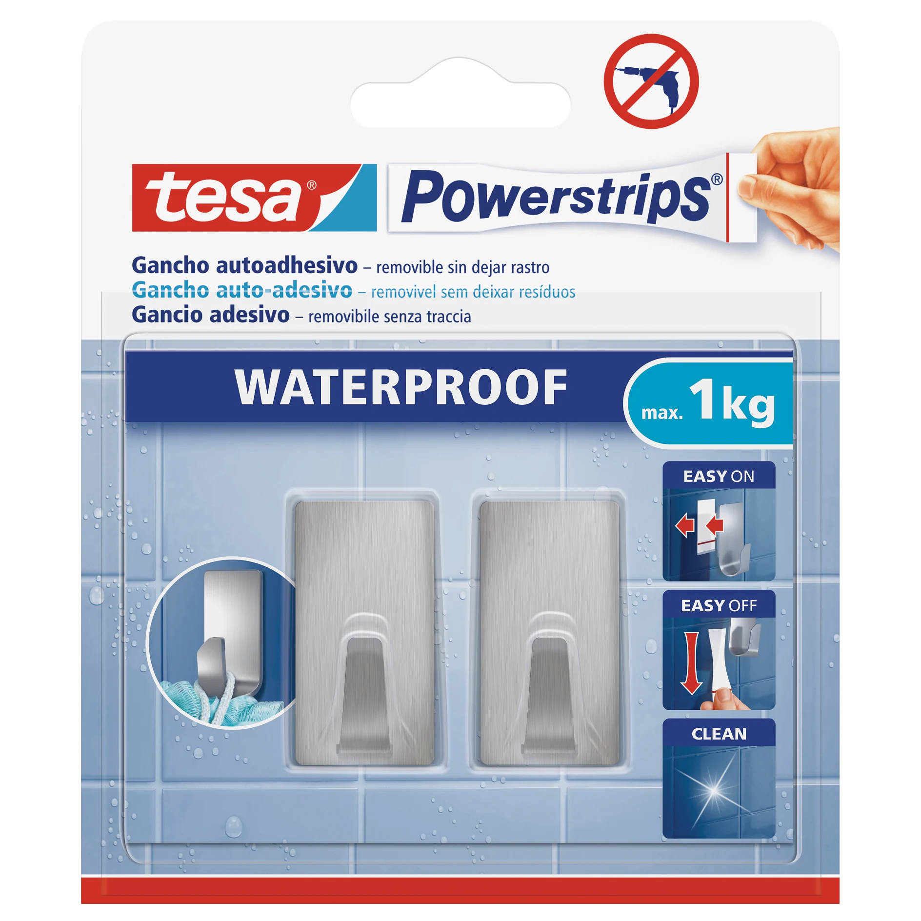 57997-00000-02
4042448904126
tesa Powerstrips® hooks Small metal-plastic-rectangular