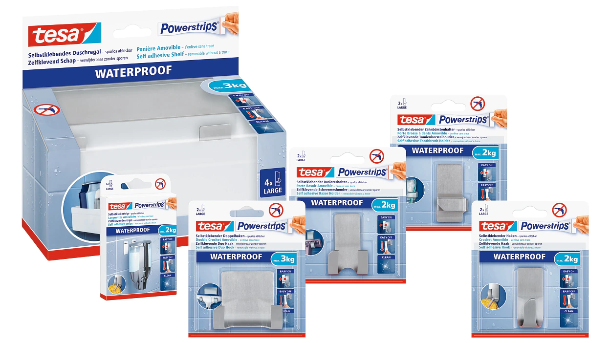 [en-en] tesa Powerstrips waterproof assortment zoom