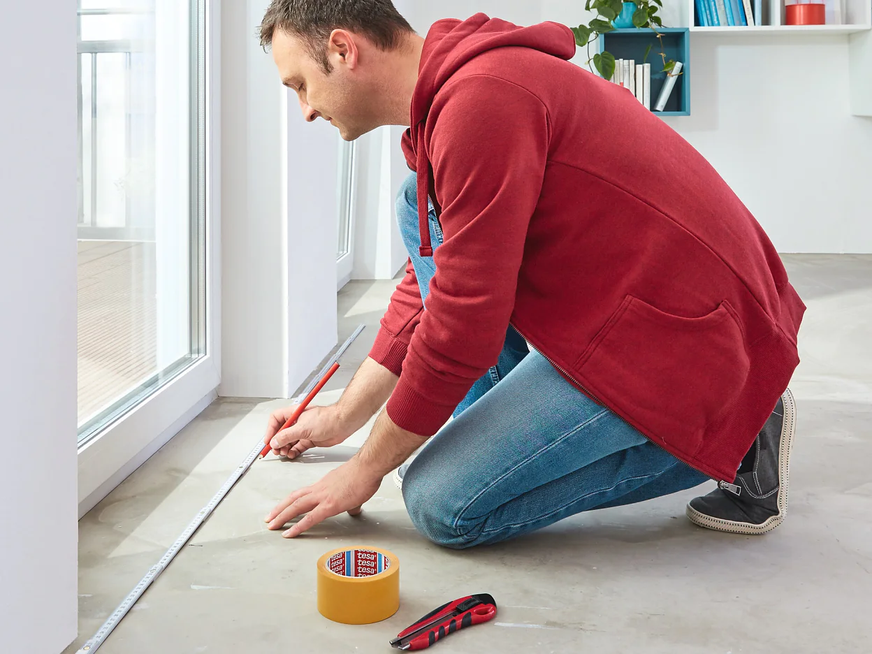 [en-en] flooring tape extra strong hold step1of9