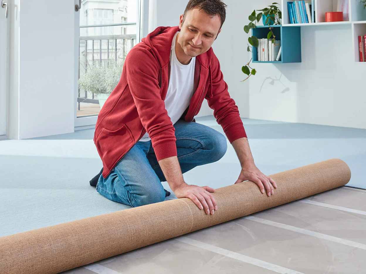 [en-en] flooring tape extra strong hold step8of9