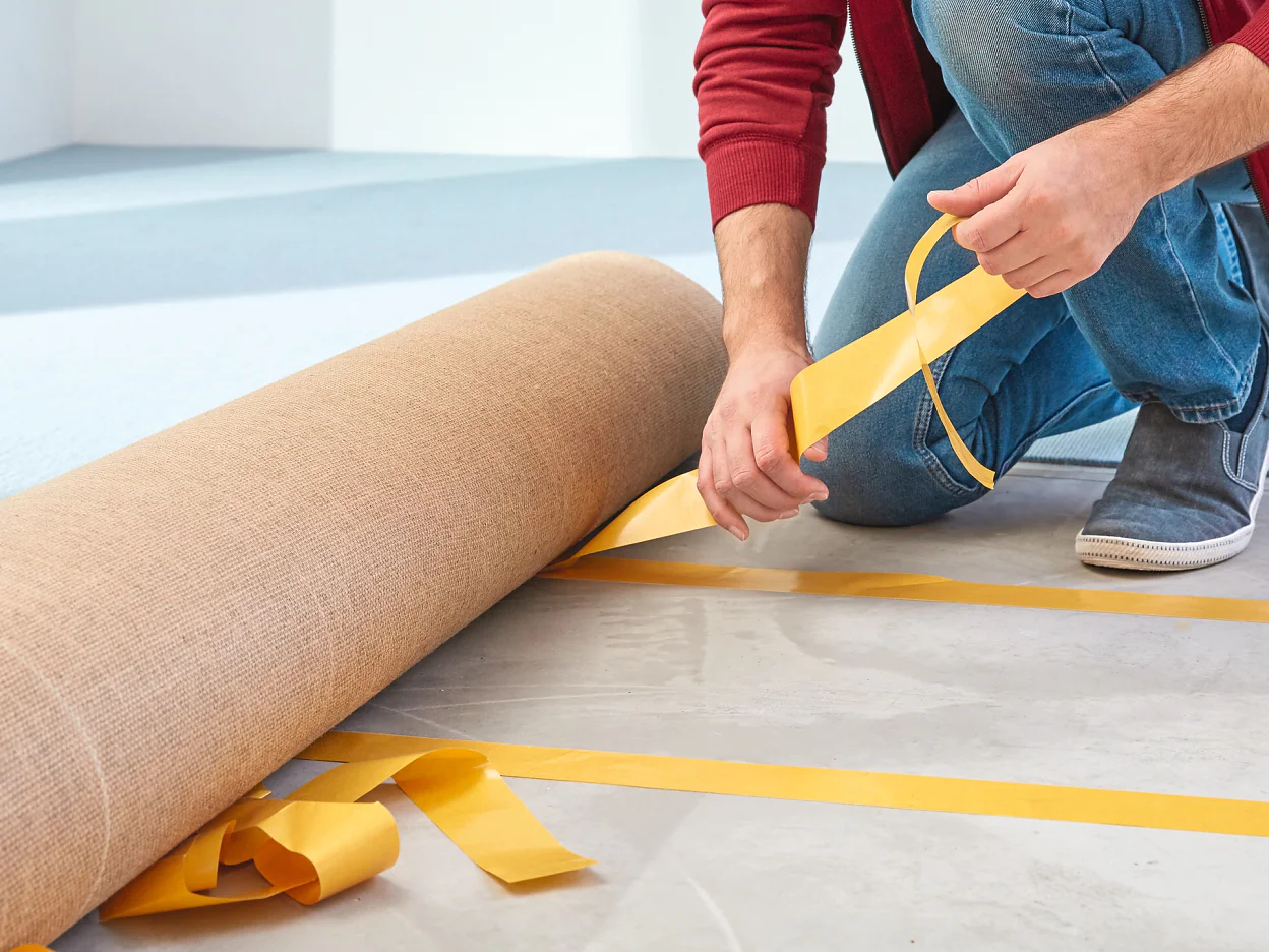 [en-en] flooring tape extra strong hold step7of9