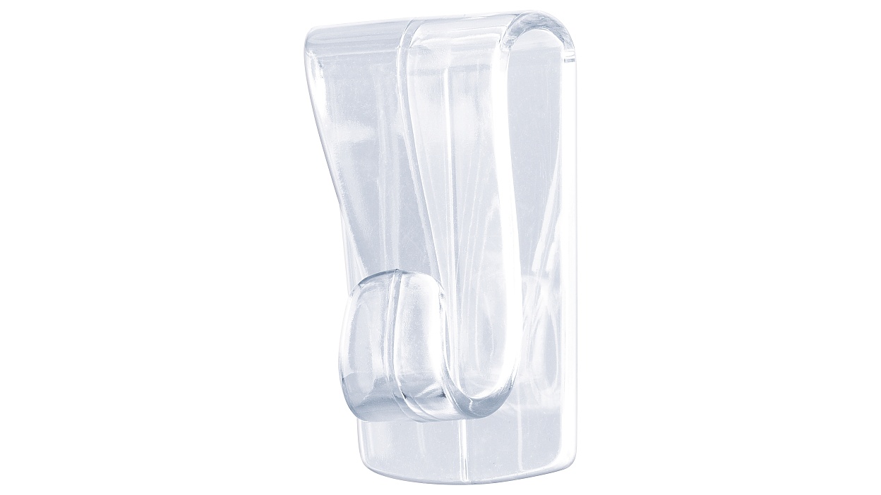 [en-en] Powerstrips transparent Deco Hooks L