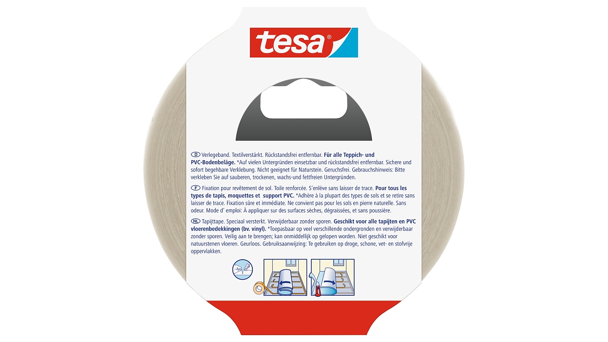 [en-en] tesa® Floorlaying Tape Residue-free Removal 25m : 50MM