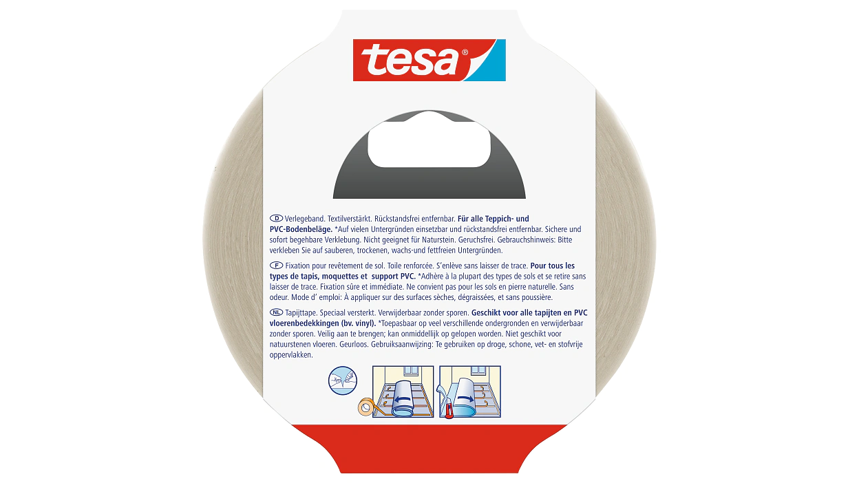 [en-en] tesa® Floorlaying Tape Residue-free Removal 25m : 50MM