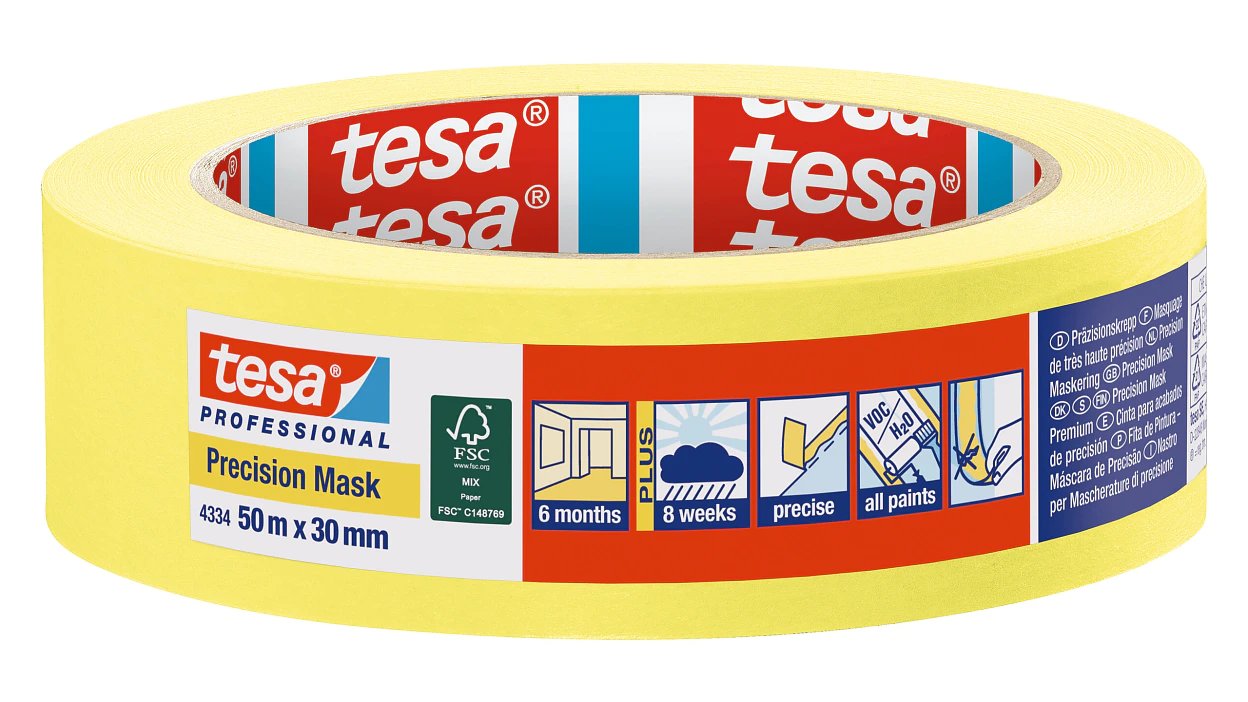 [en-en] tesa professional precision mask 50mx30mm, yellow, LI401