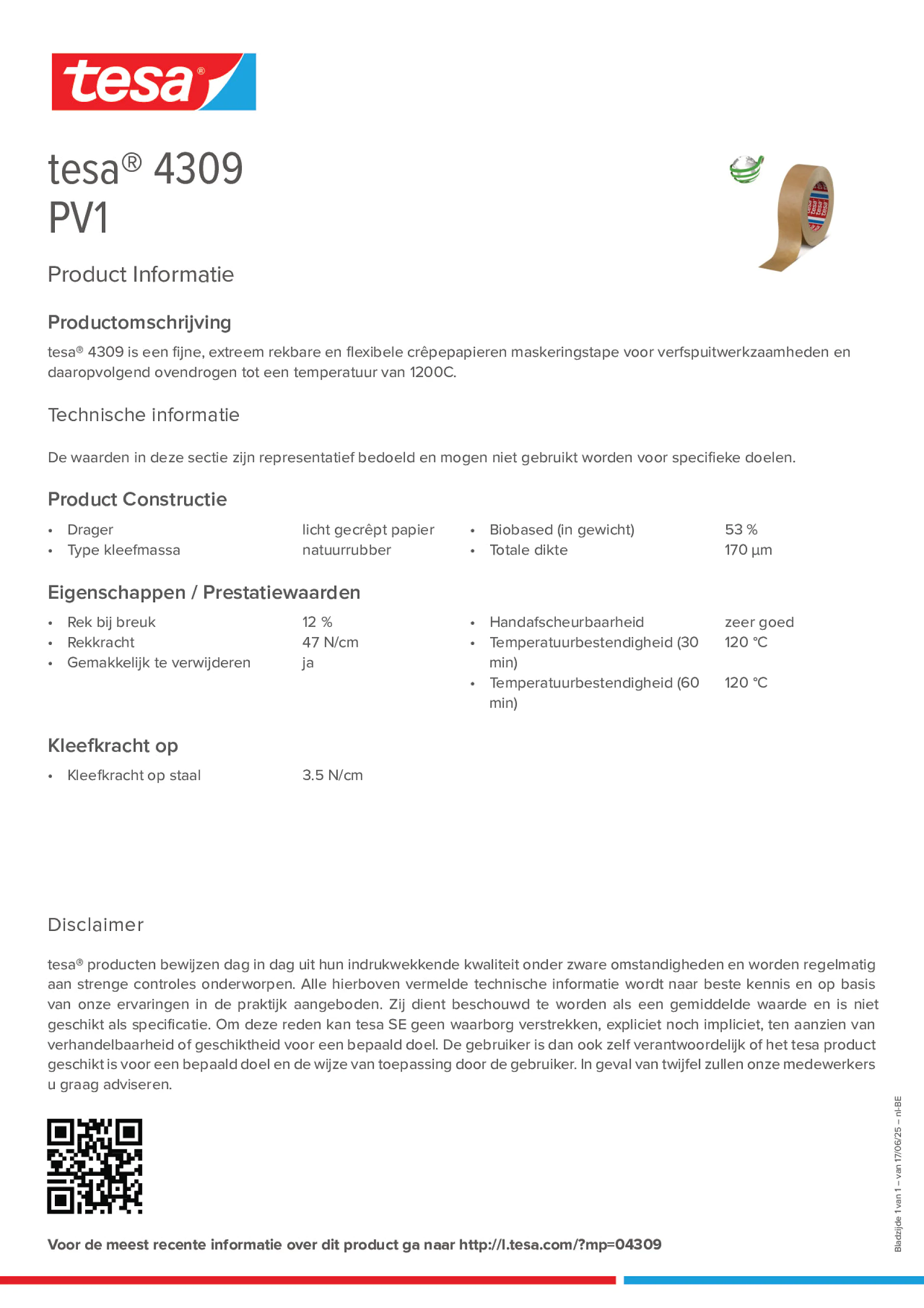 Product information_tesa® 04309_fr-BE_nl-BE