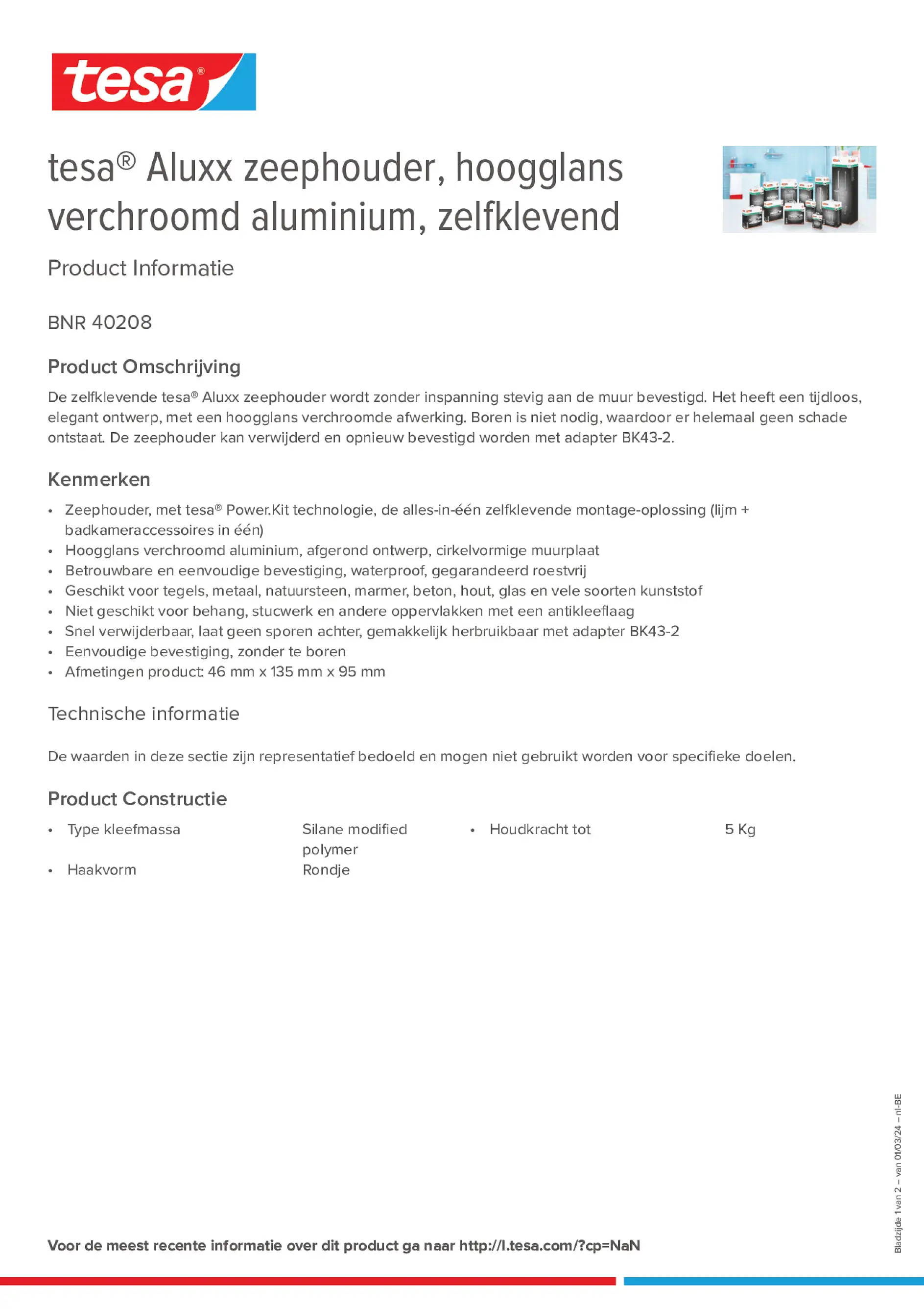 Product information_tesa® 40208_fr-BE_nl-BE