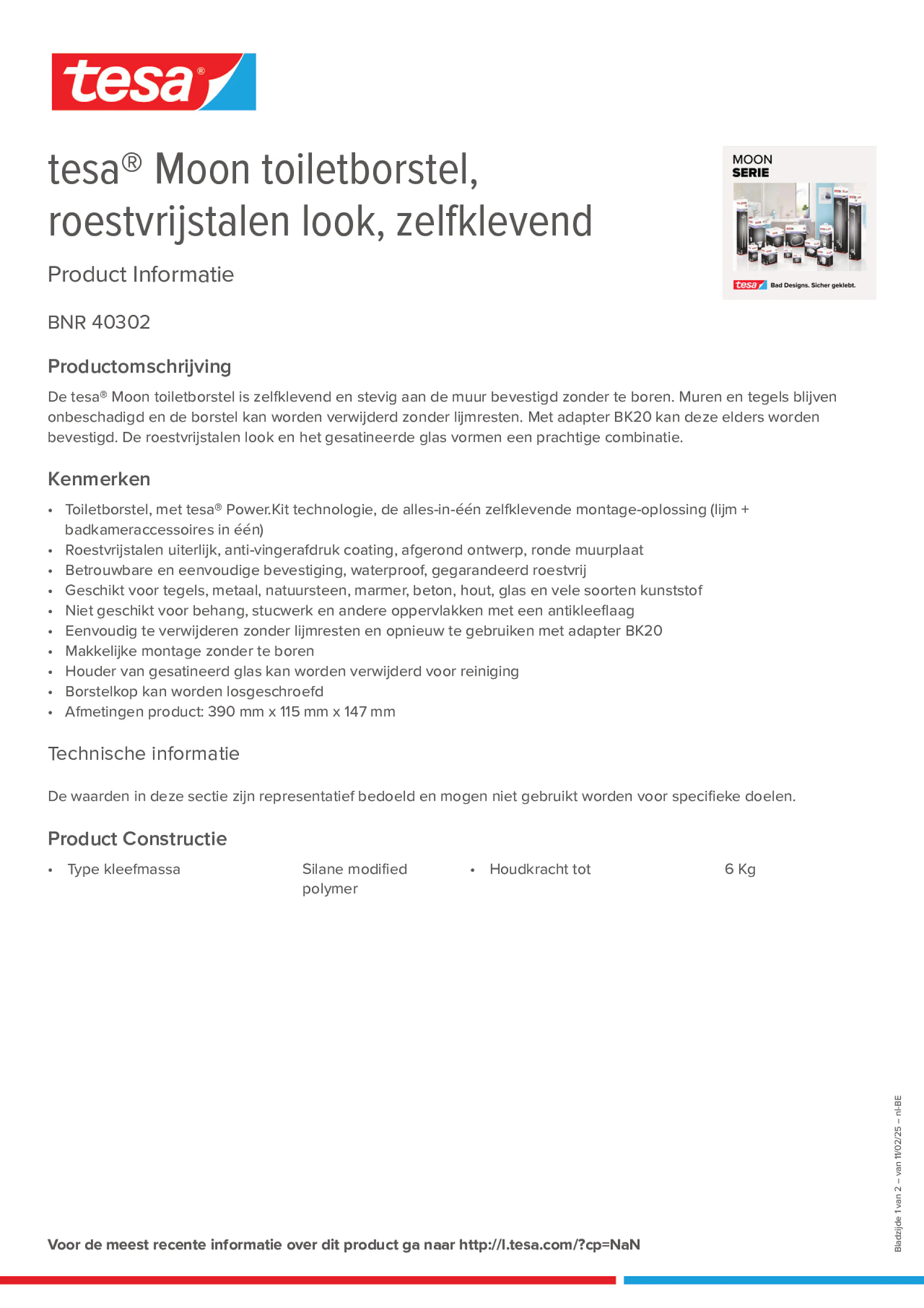 Product information_tesa® 40302_fr-BE_nl-BE