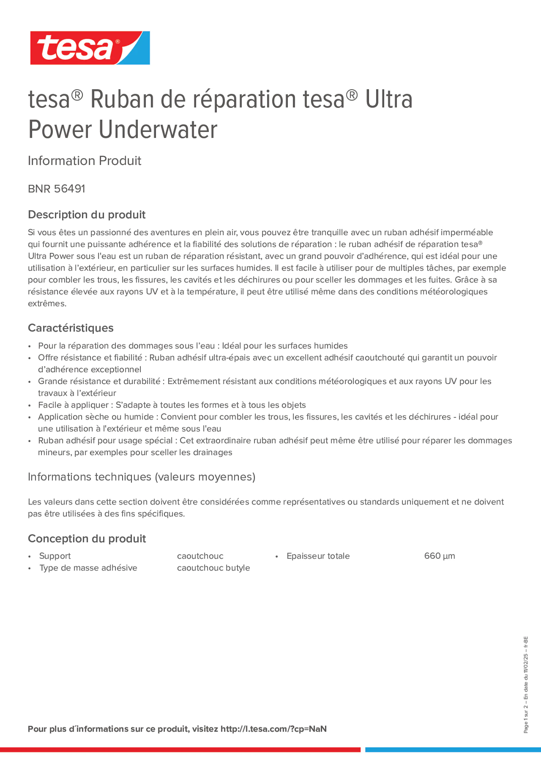 Product information_tesa® 56491_fr-BE_nl-BE