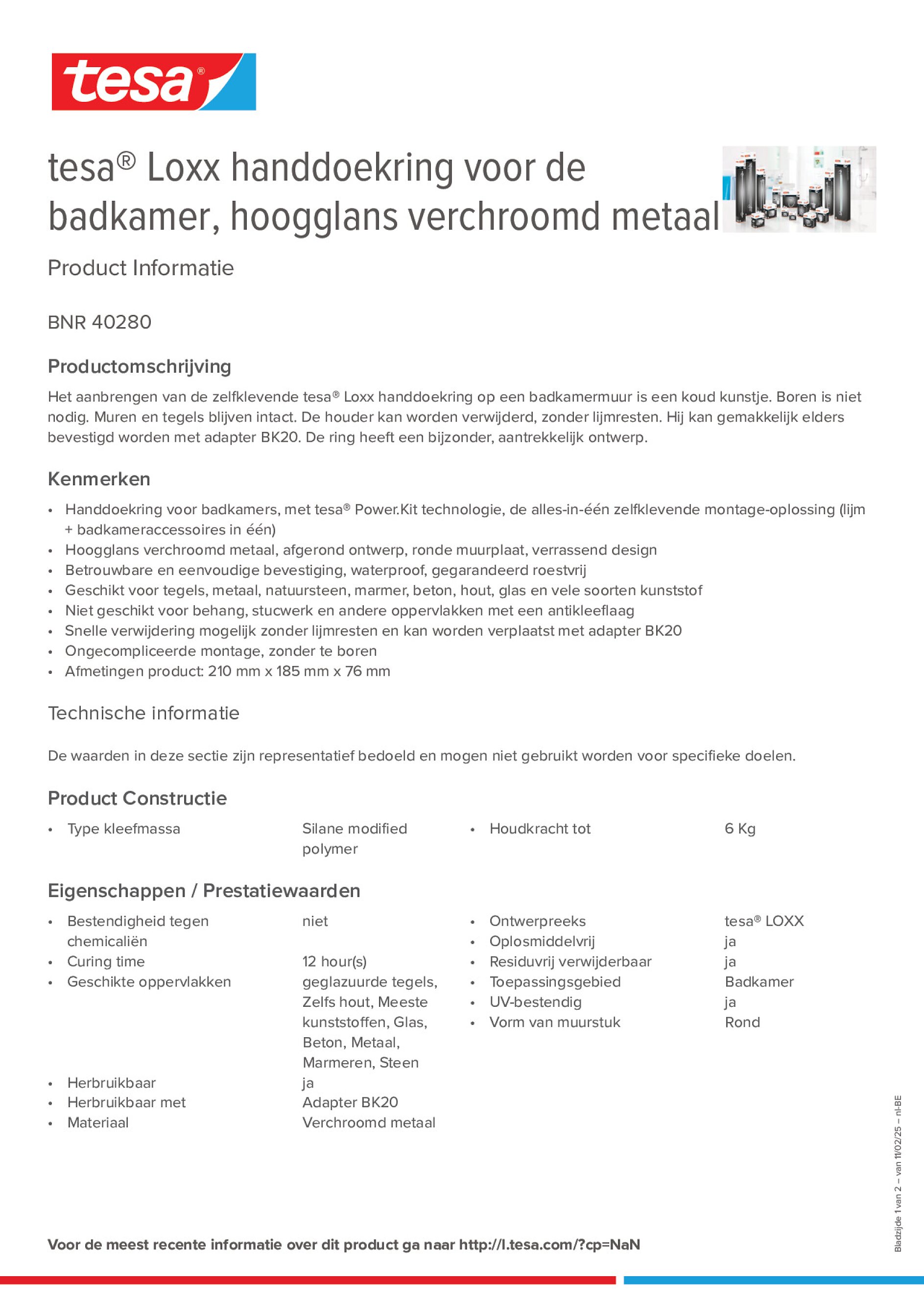 Product information_tesa® 40280_fr-BE_nl-BE