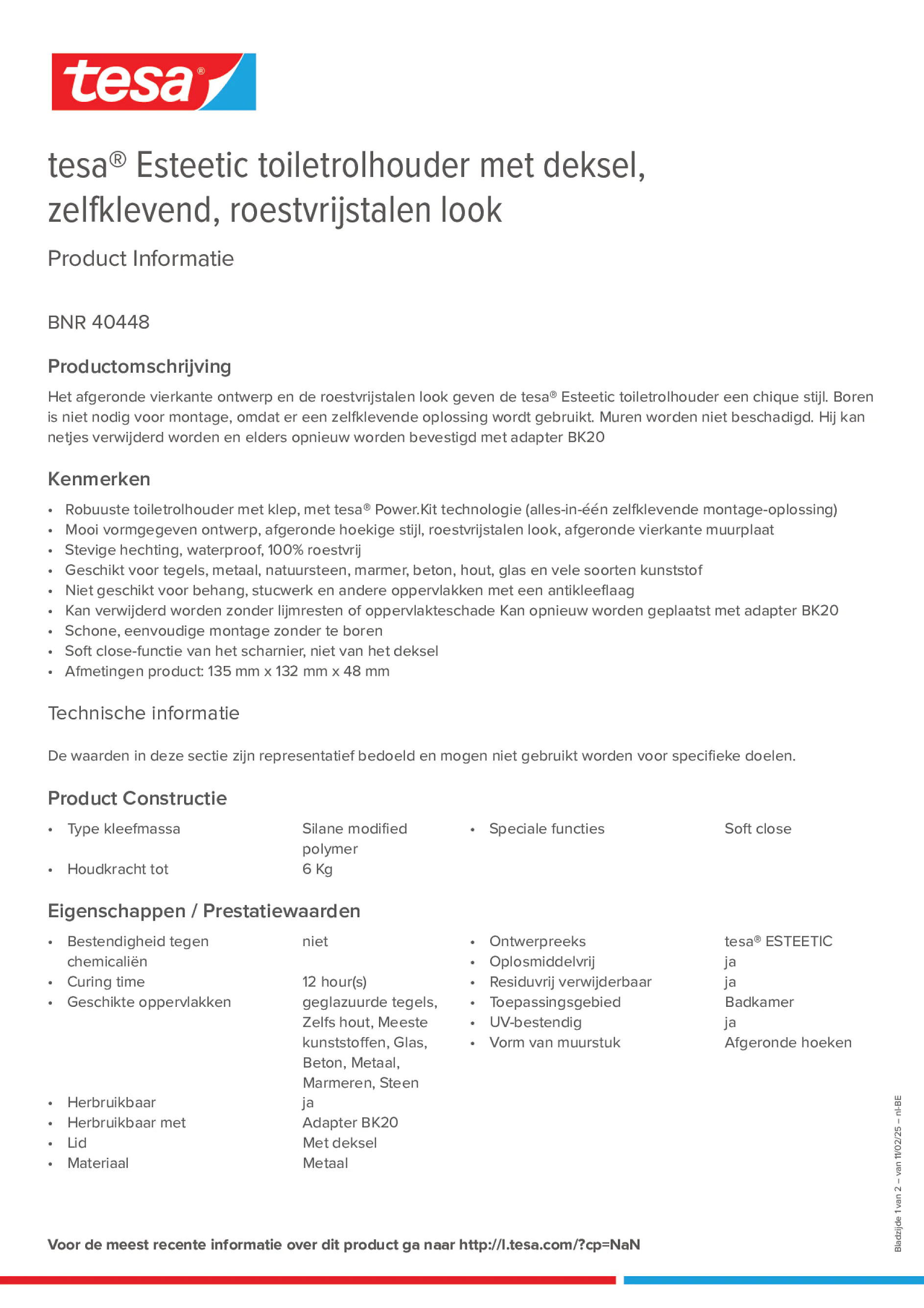 Product information_tesa® 40448_fr-BE_nl-BE
