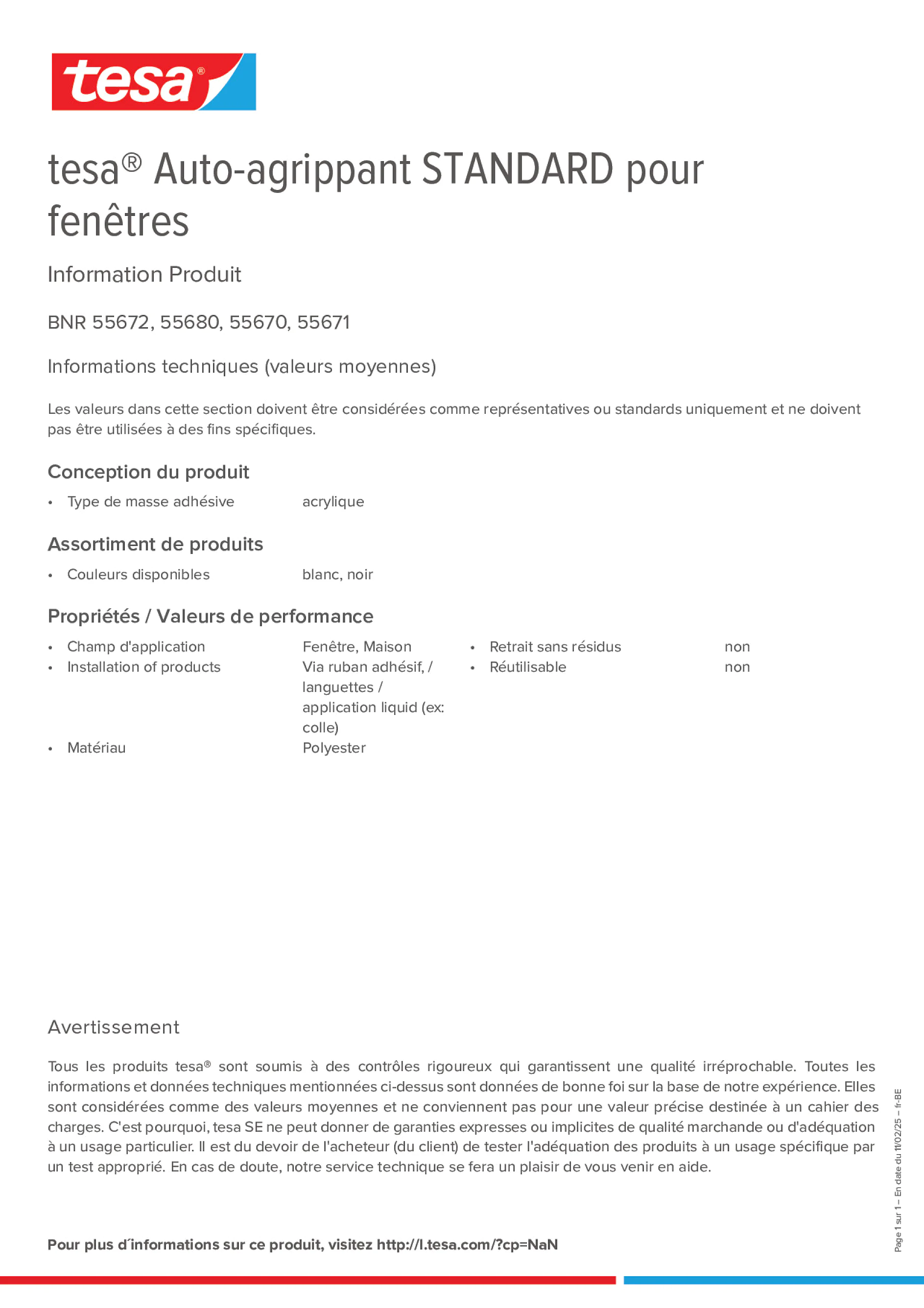Product information_tesa® 55680_fr-BE_nl-BE