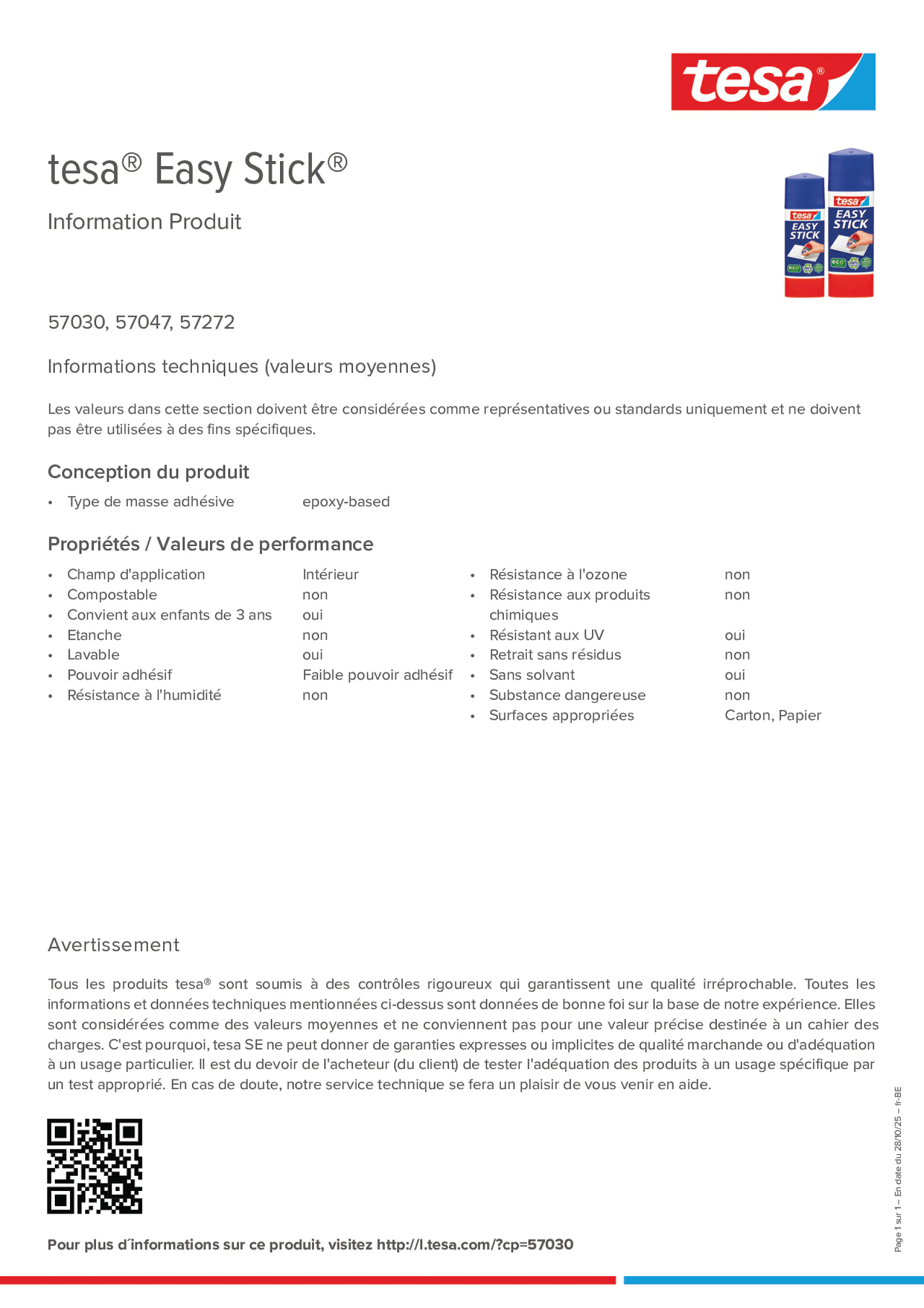 Product information_tesa® 57272_fr-BE_nl-BE