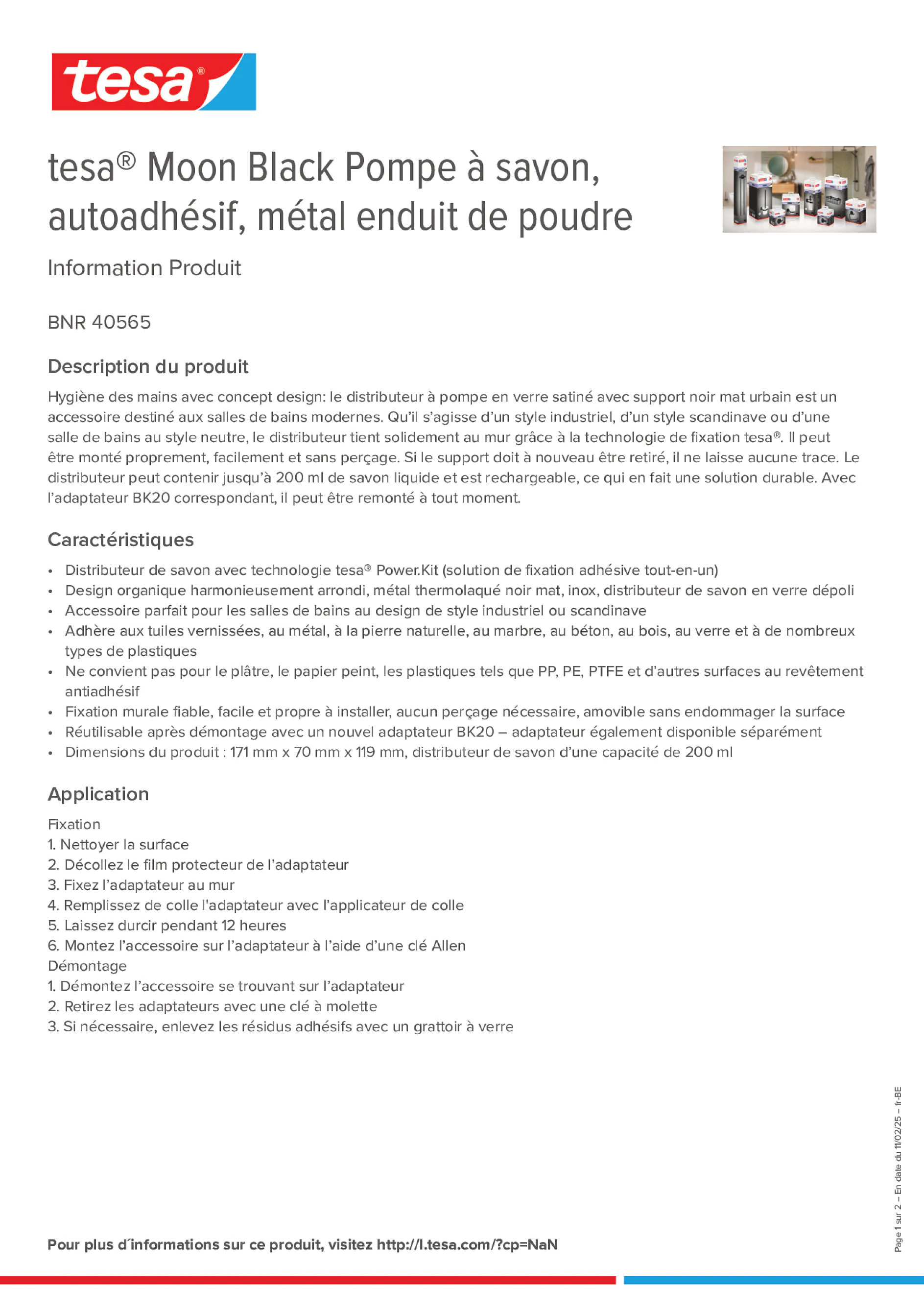 Product information_tesa® 40565_fr-BE_nl-BE