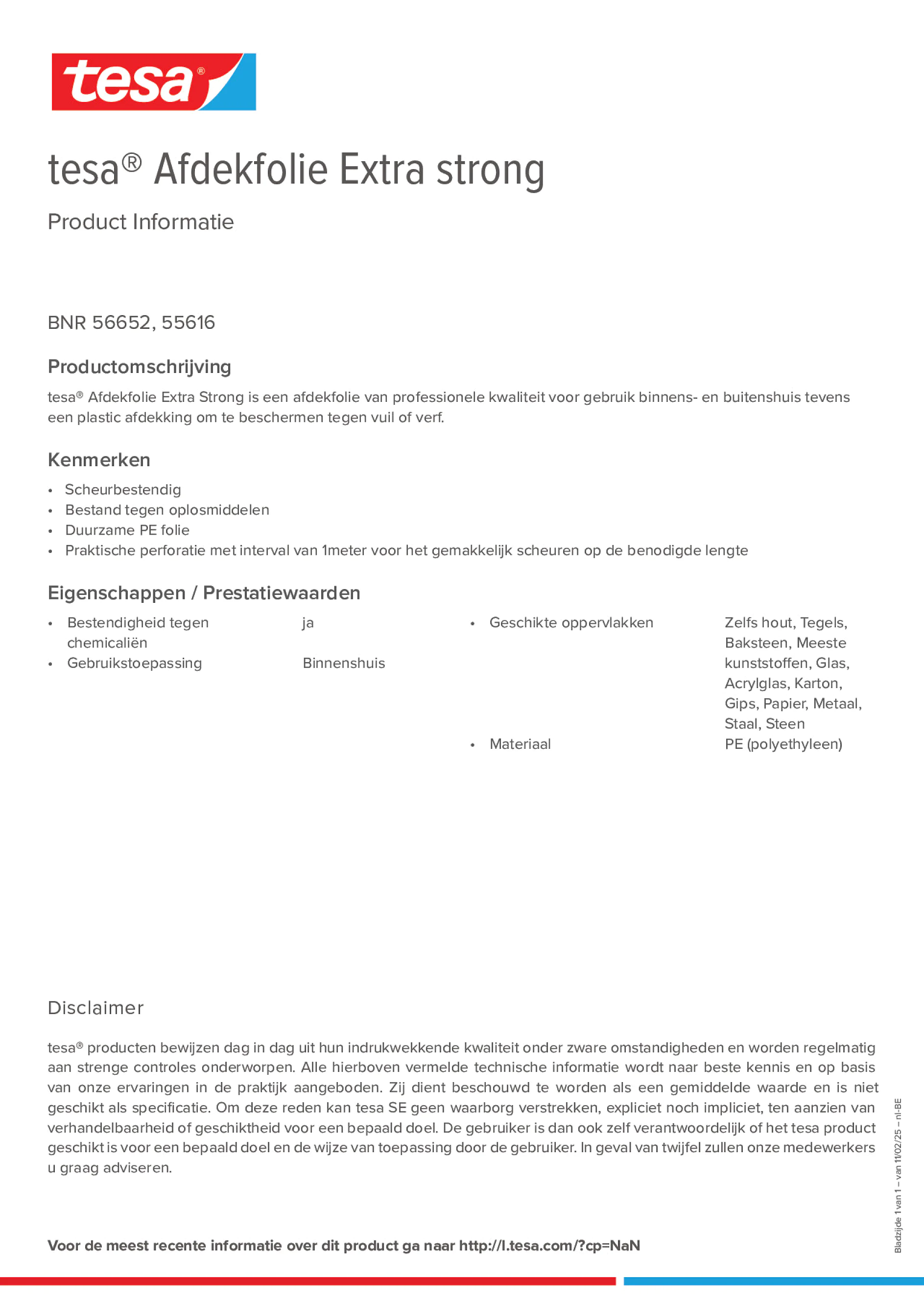 Product information_tesa® 55616_fr-BE_nl-BE