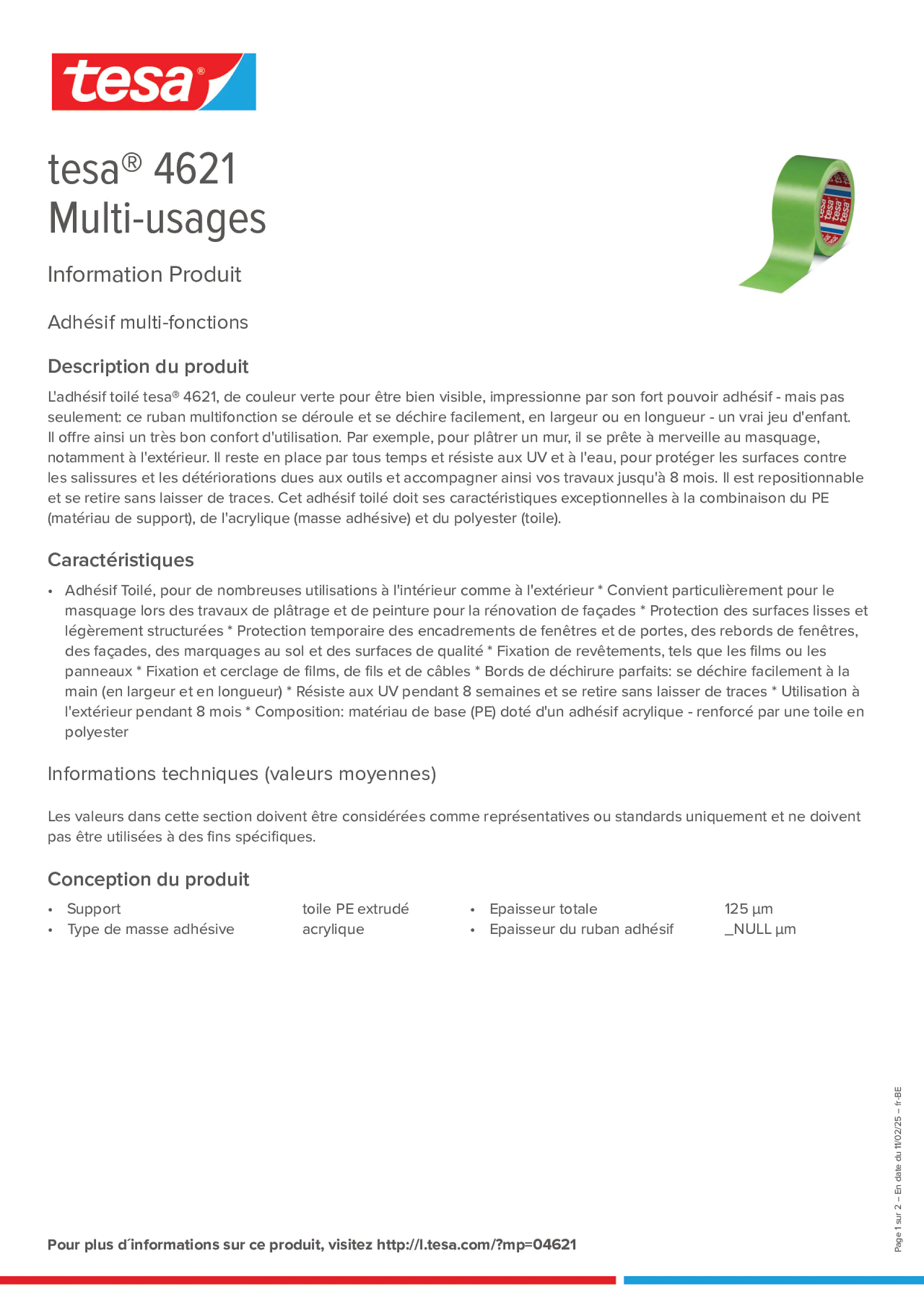 Product information_tesa® 04621_fr-BE_nl-BE