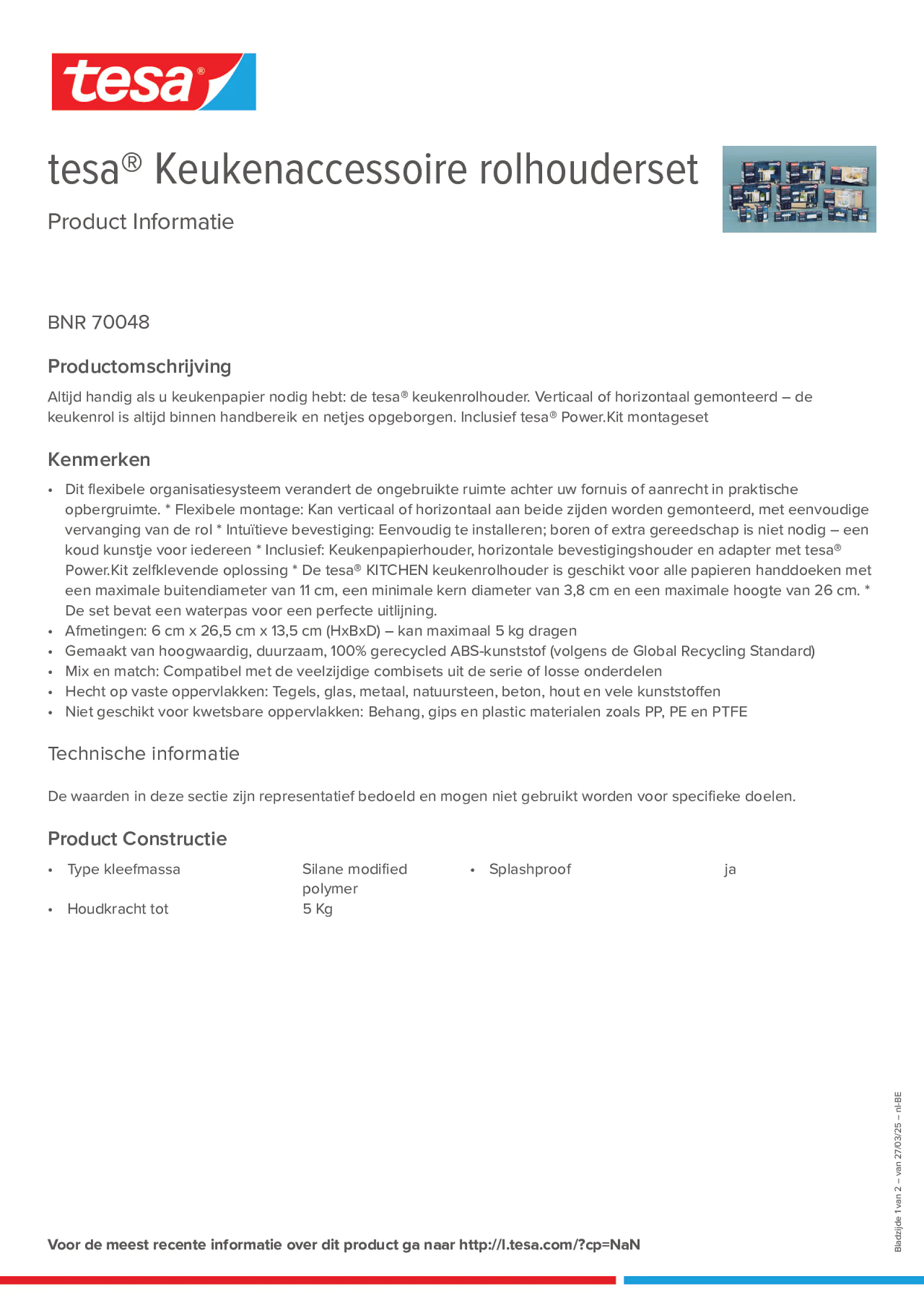 Product information_tesa® 70048_fr-BE_nl-BE