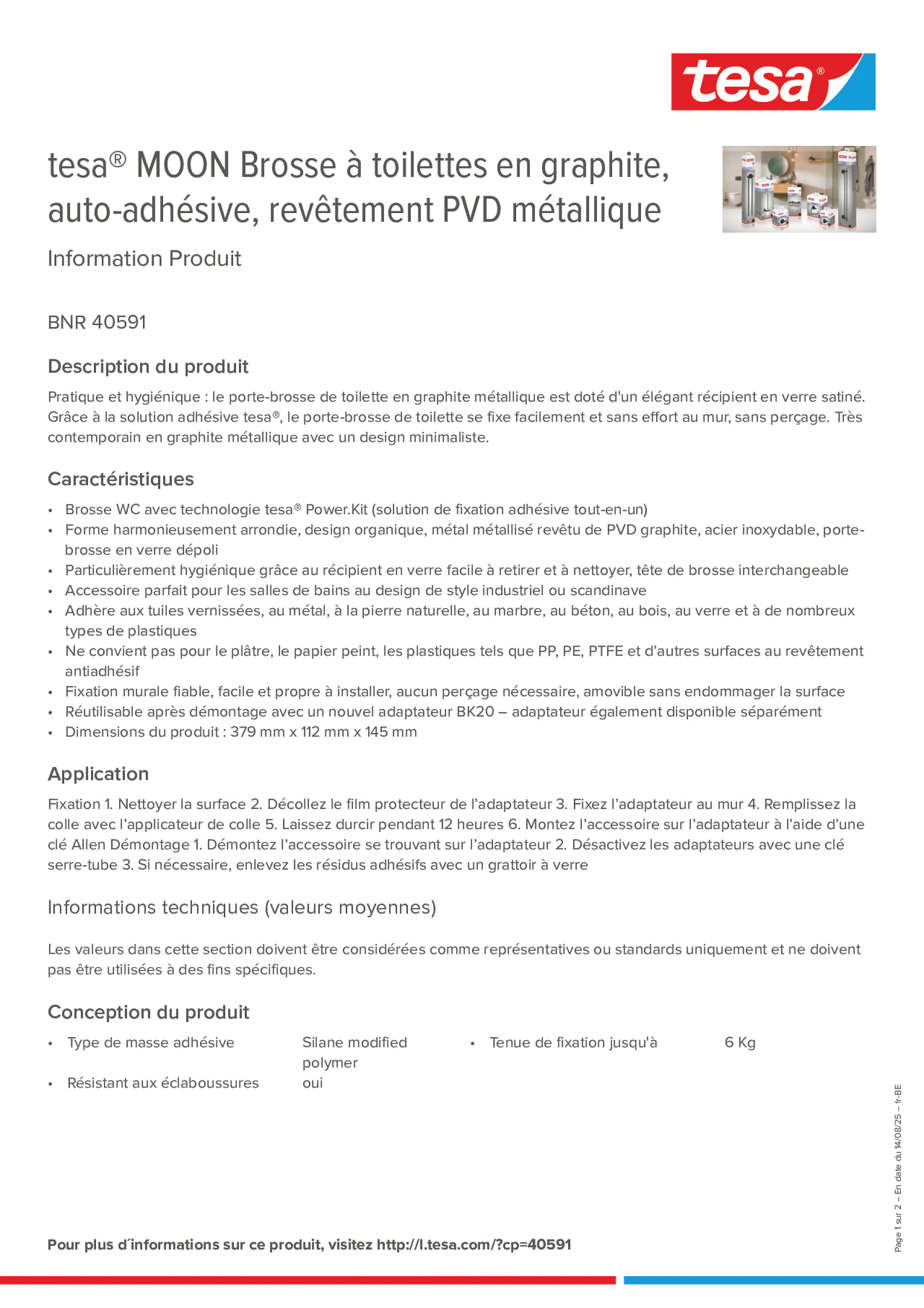 Product information_tesa® 40591_fr-BE_nl-BE