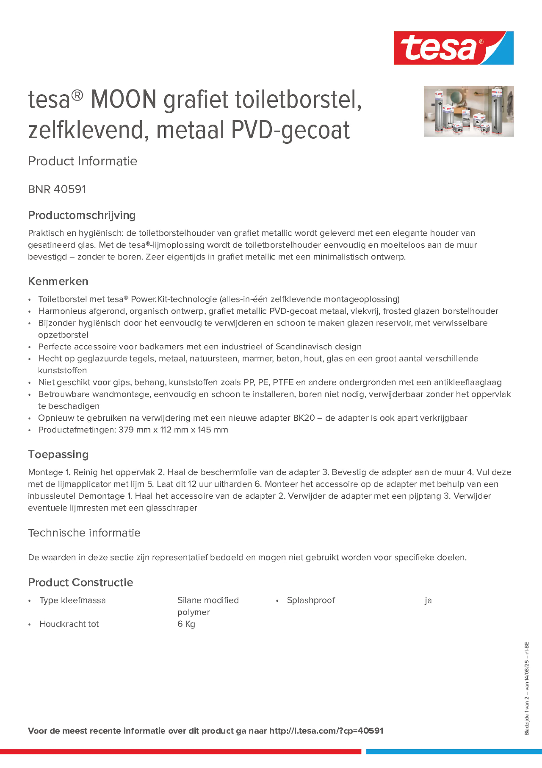 Product information_tesa® 40591_fr-BE_nl-BE