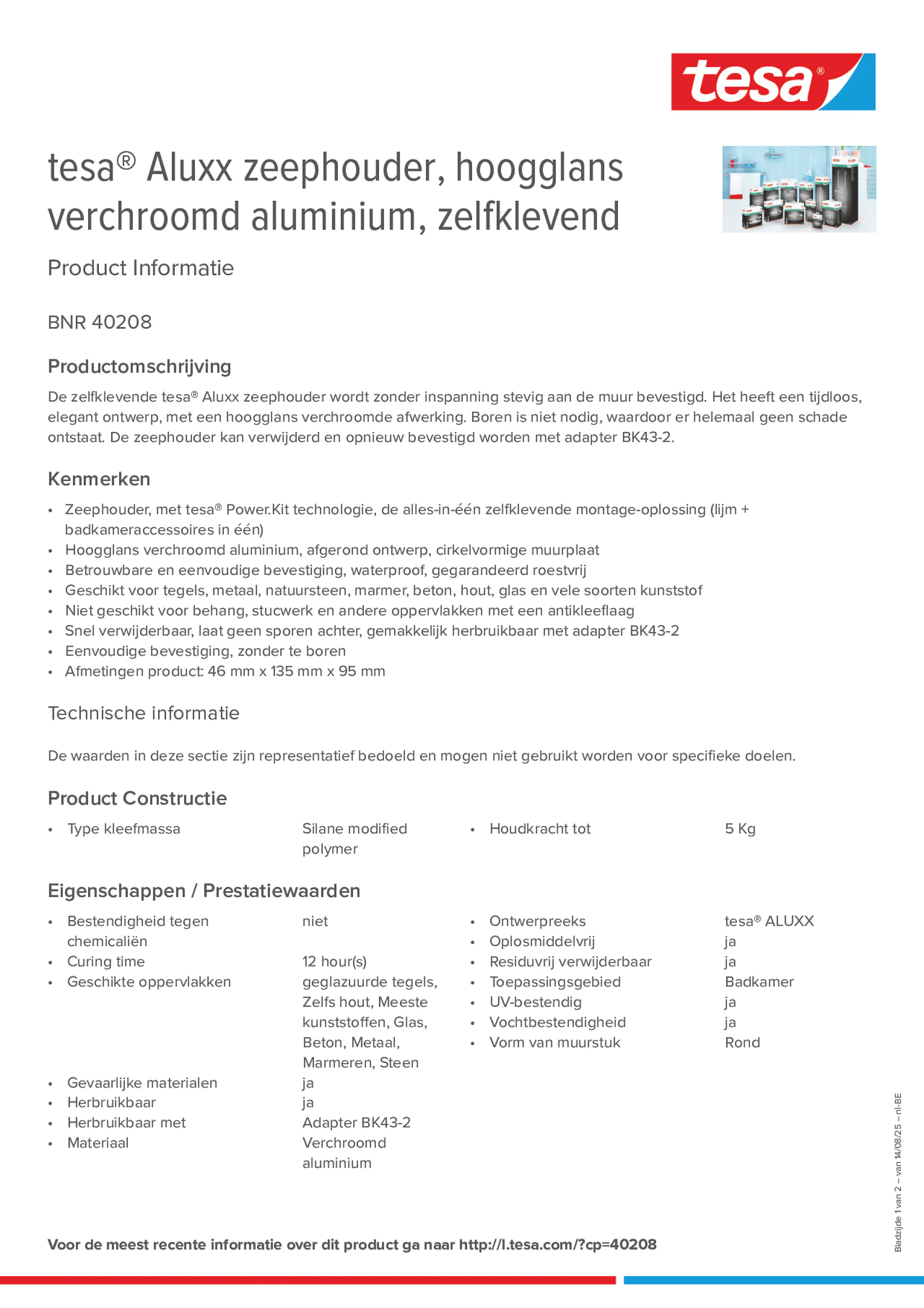 Product information_tesa® 40208_fr-BE_nl-BE