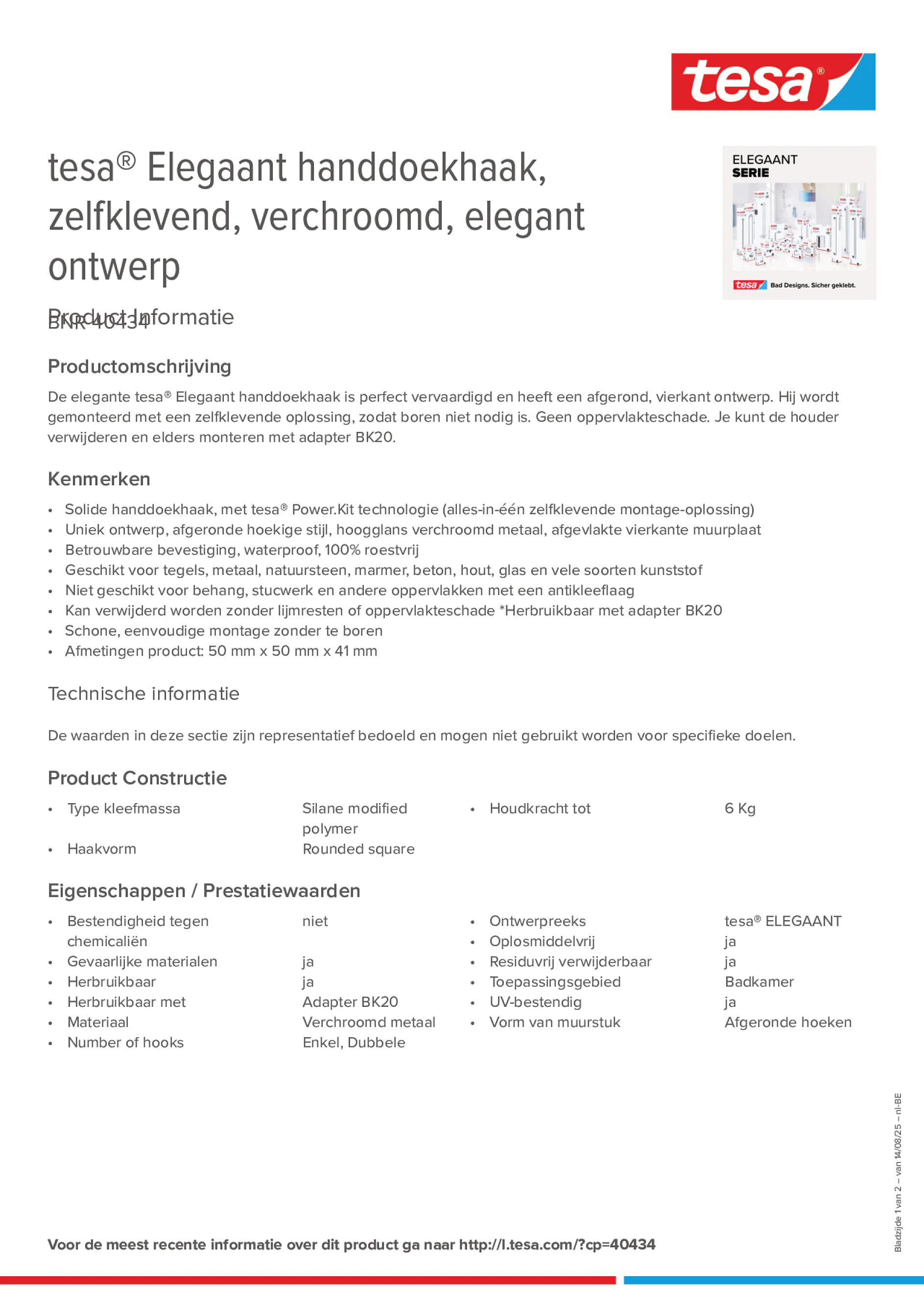 Product information_tesa® 40434_fr-BE_nl-BE