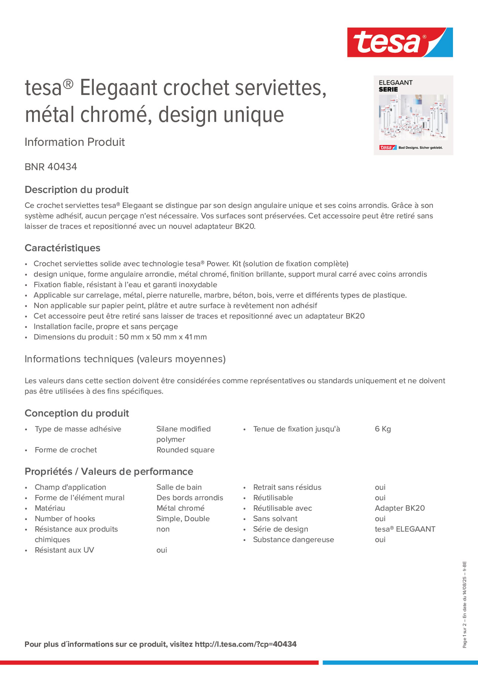 Product information_tesa® 40434_fr-BE_nl-BE
