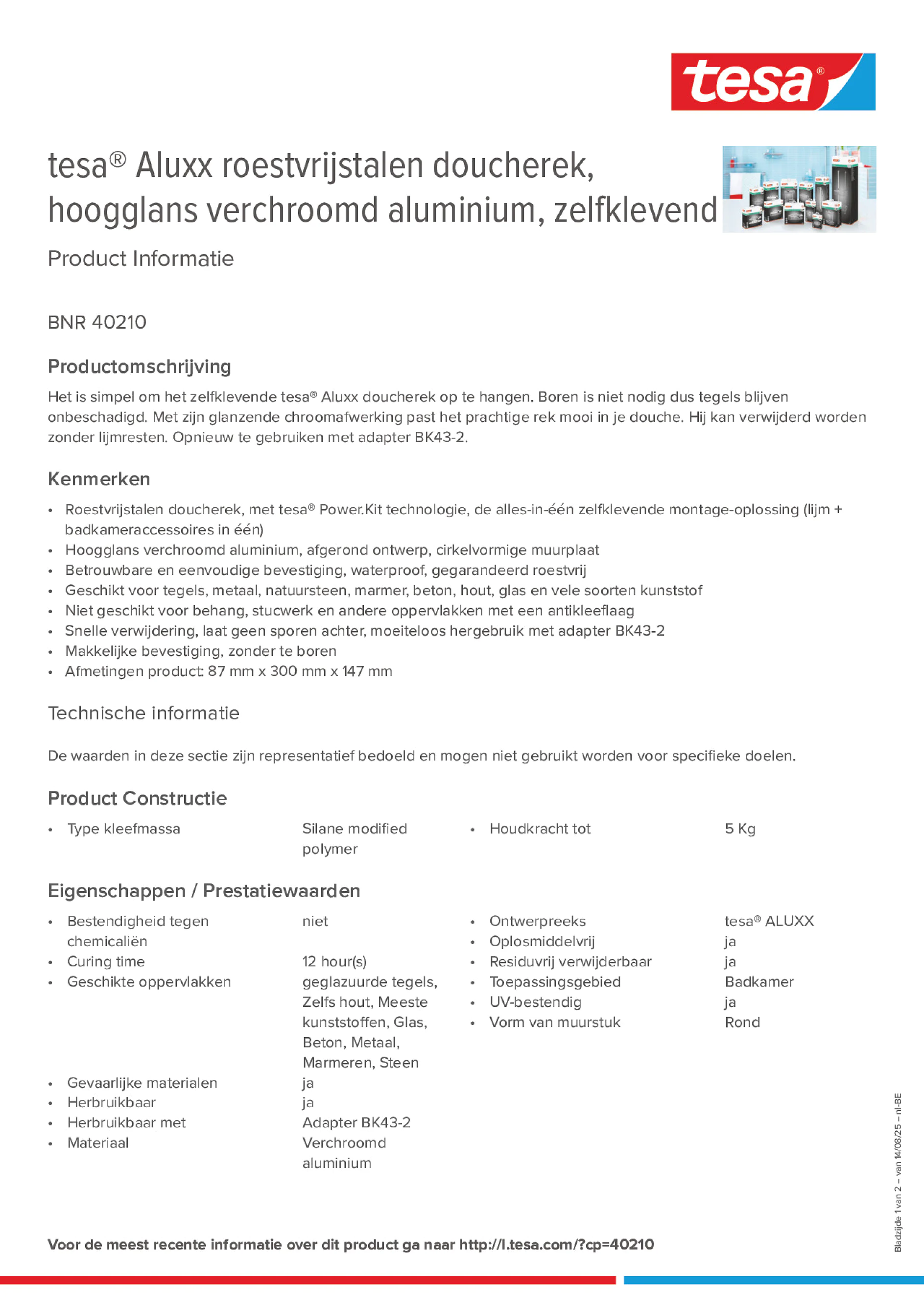 Product information_tesa® 40210_fr-BE_nl-BE
